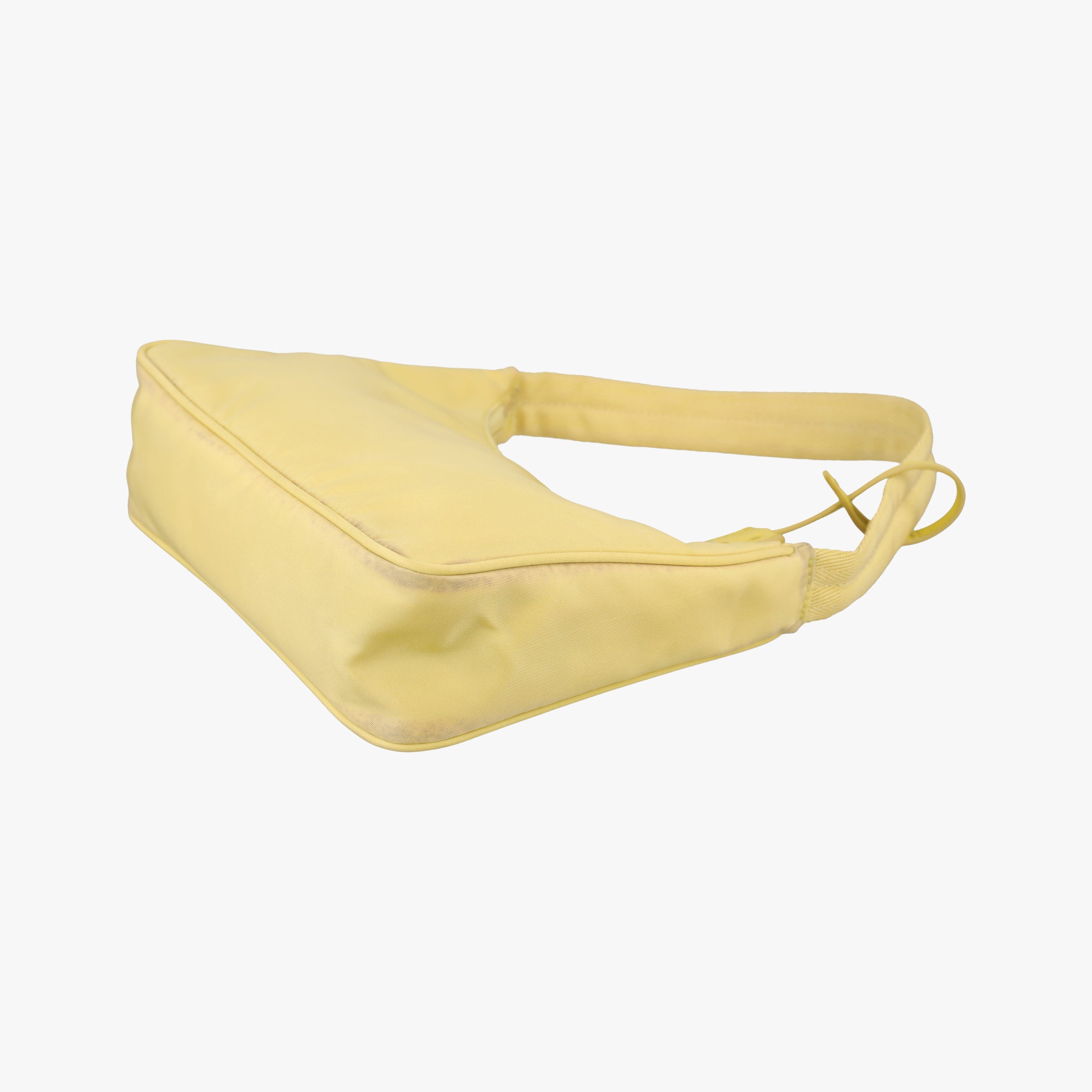 Pre-owned Prada Re-Edition2000 Yellow nylon 1NE515 handbag | stylenewstar