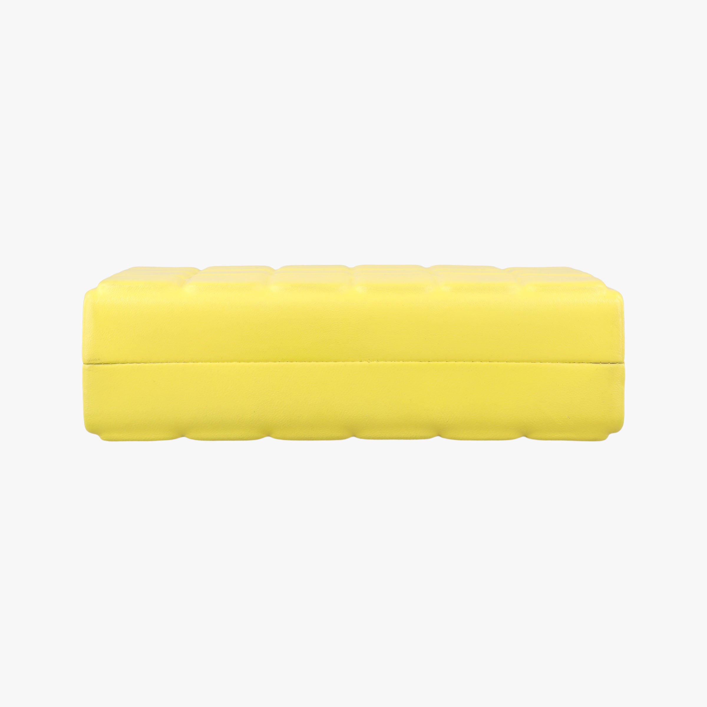 Pre-owned Chanel Chocolate Bar Yellow lambskin A94482 shoulderbag | stylenewstar
