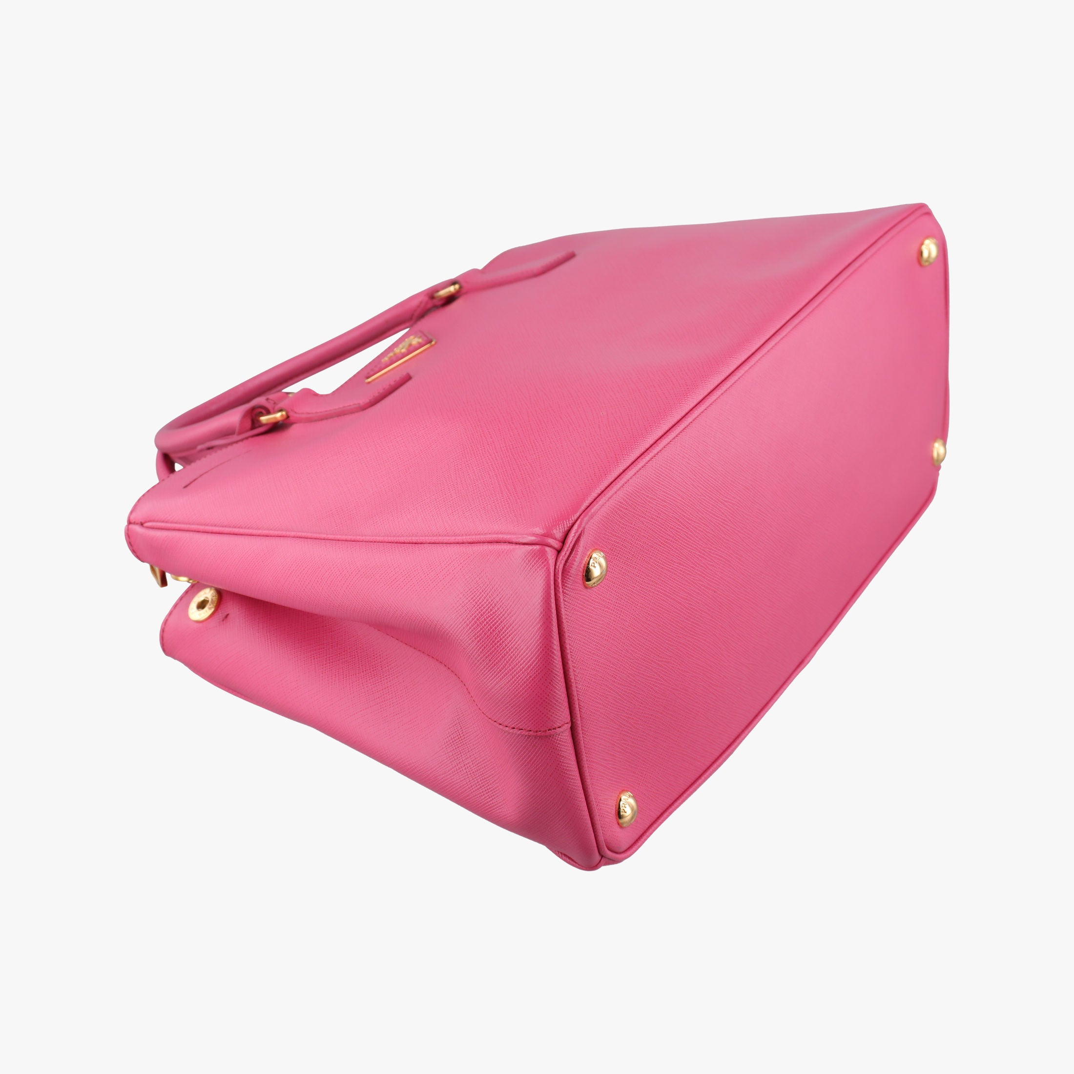 Pre-owned Prada Galleria Pink SAFFIANO Leather BN1786 shoulderbag | stylenewstar