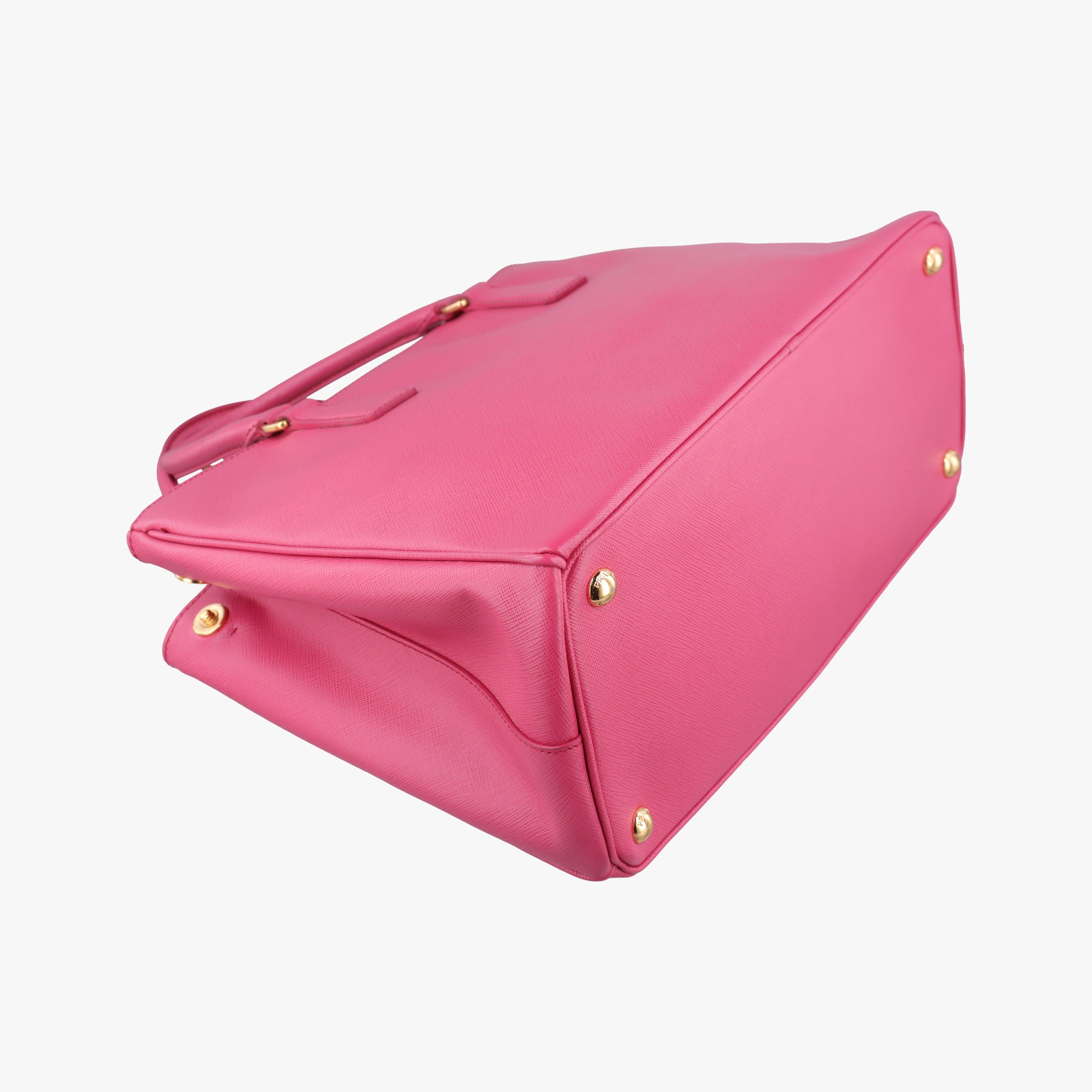 Pre-owned Prada Galleria Pink SAFFIANO Leather BN1786 shoulderbag | stylenewstar