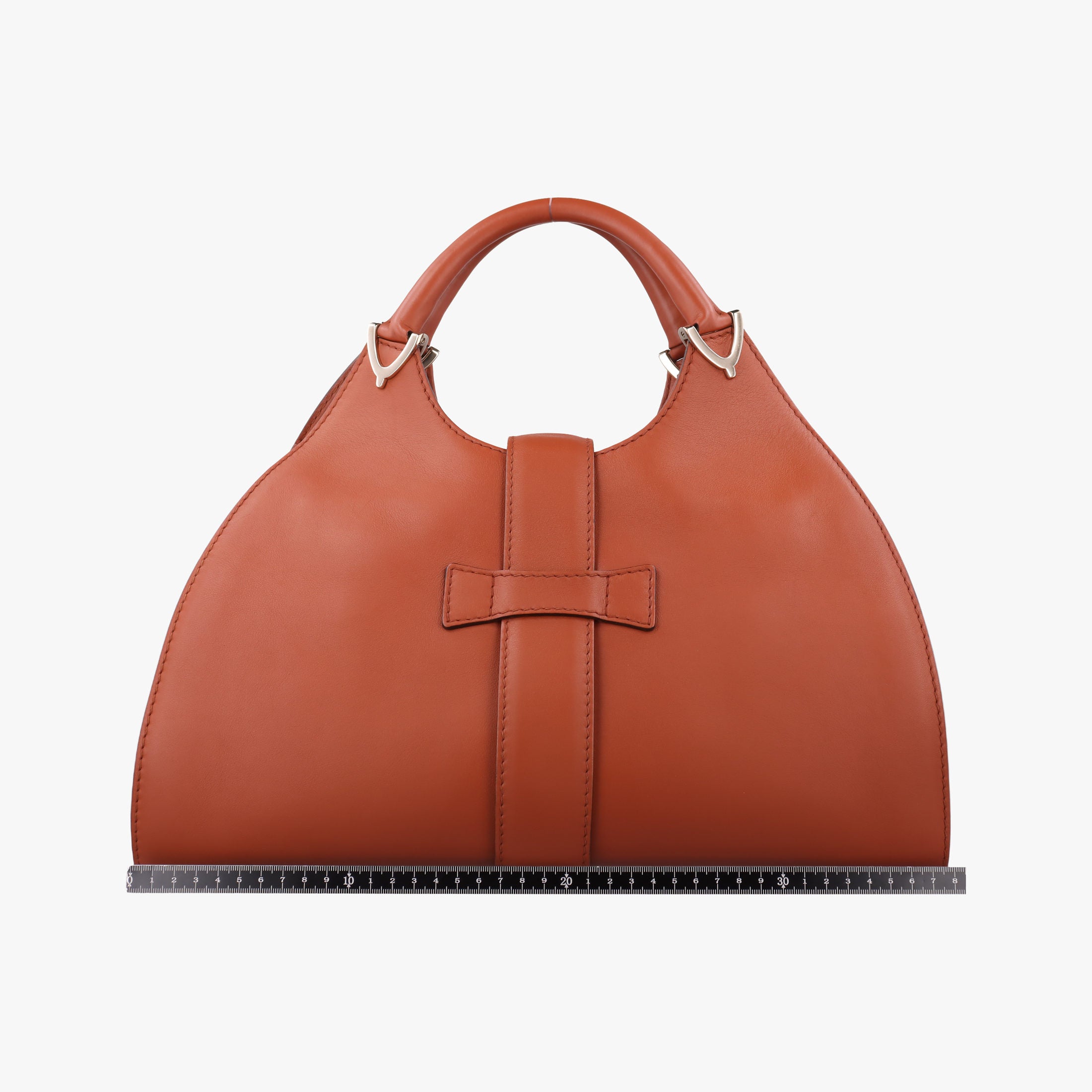 Pre-owned Gucci Stirrup Brown leather 277514 handbag | stylenewstar