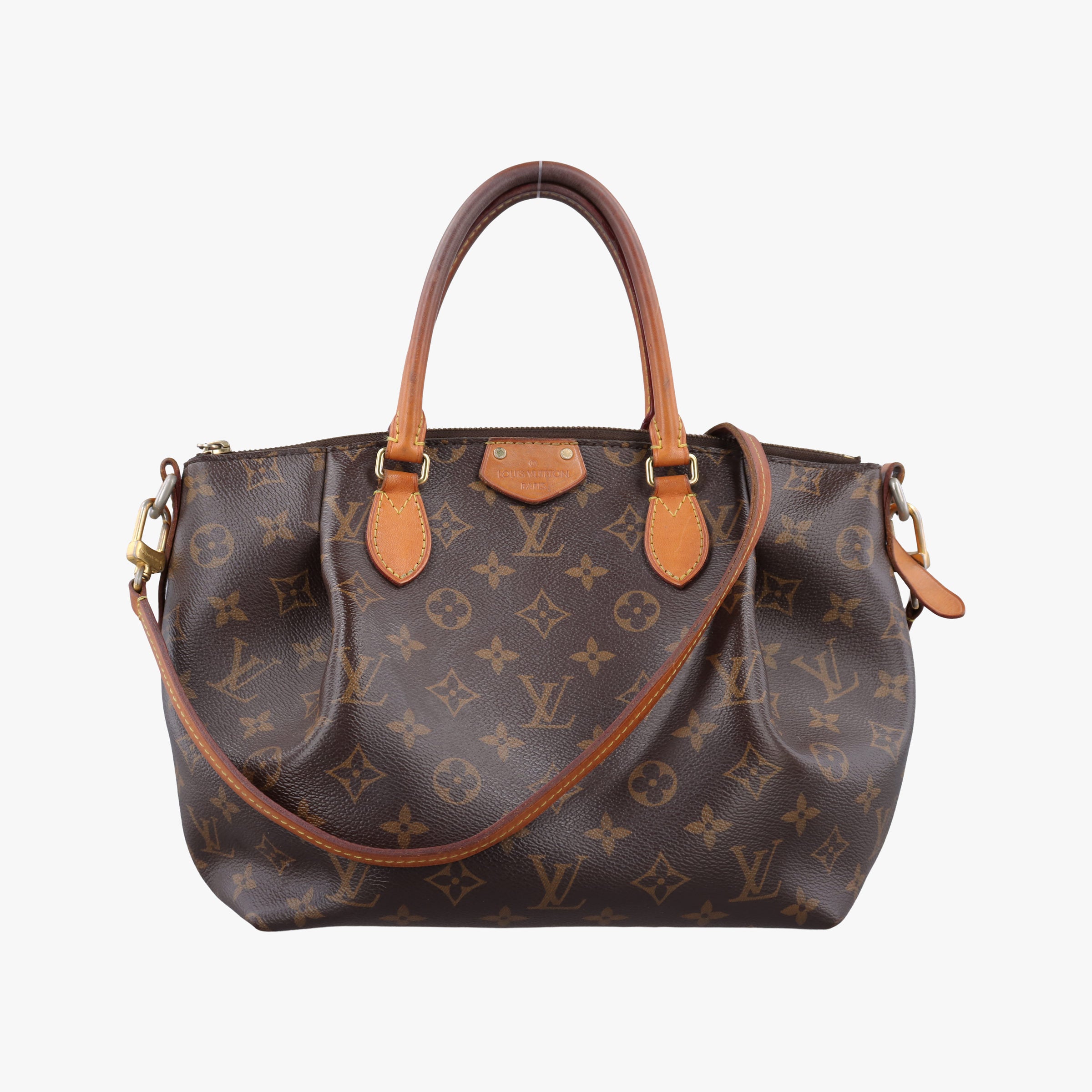 Pre-owned Louis Vuitton Turen PM brown Monogram Canvas M48813 shoulderbag | stylenewstar