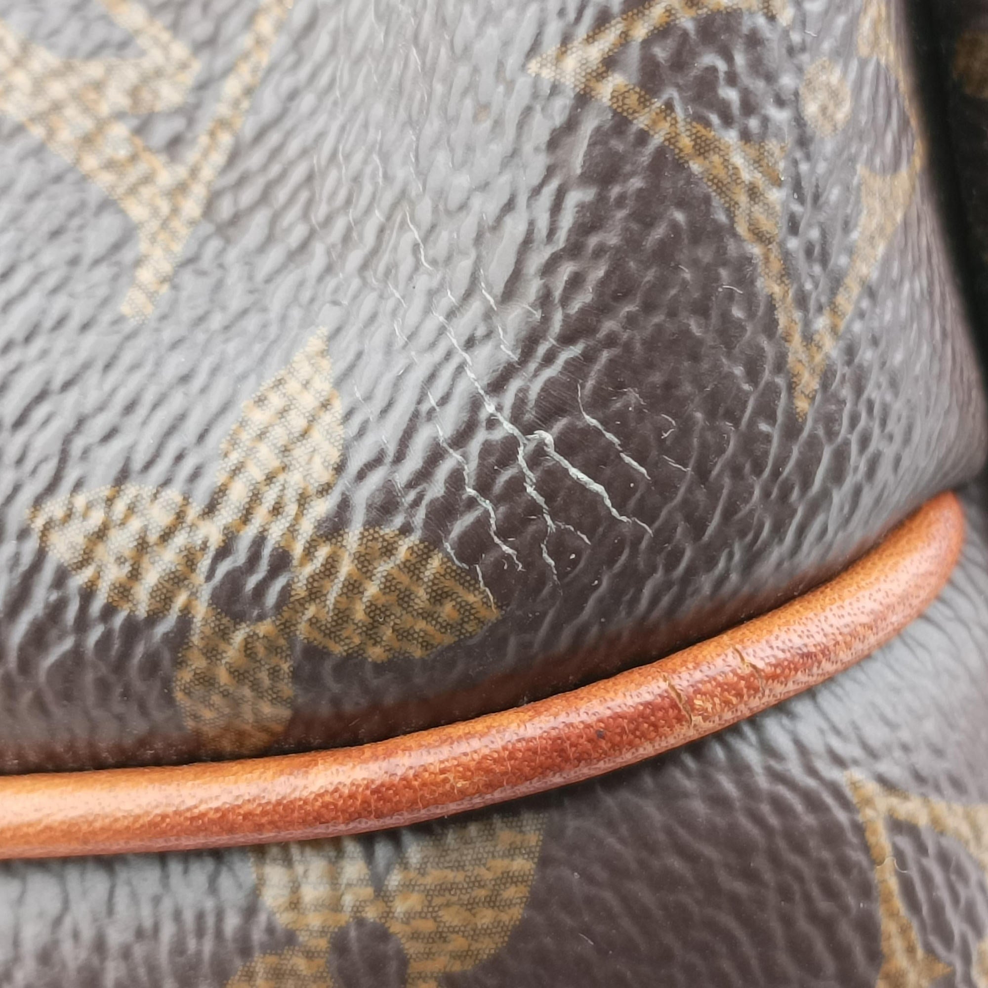 Pre-owned Louis Vuitton Turen PM brown Monogram Canvas M48813 shoulderbag | stylenewstar