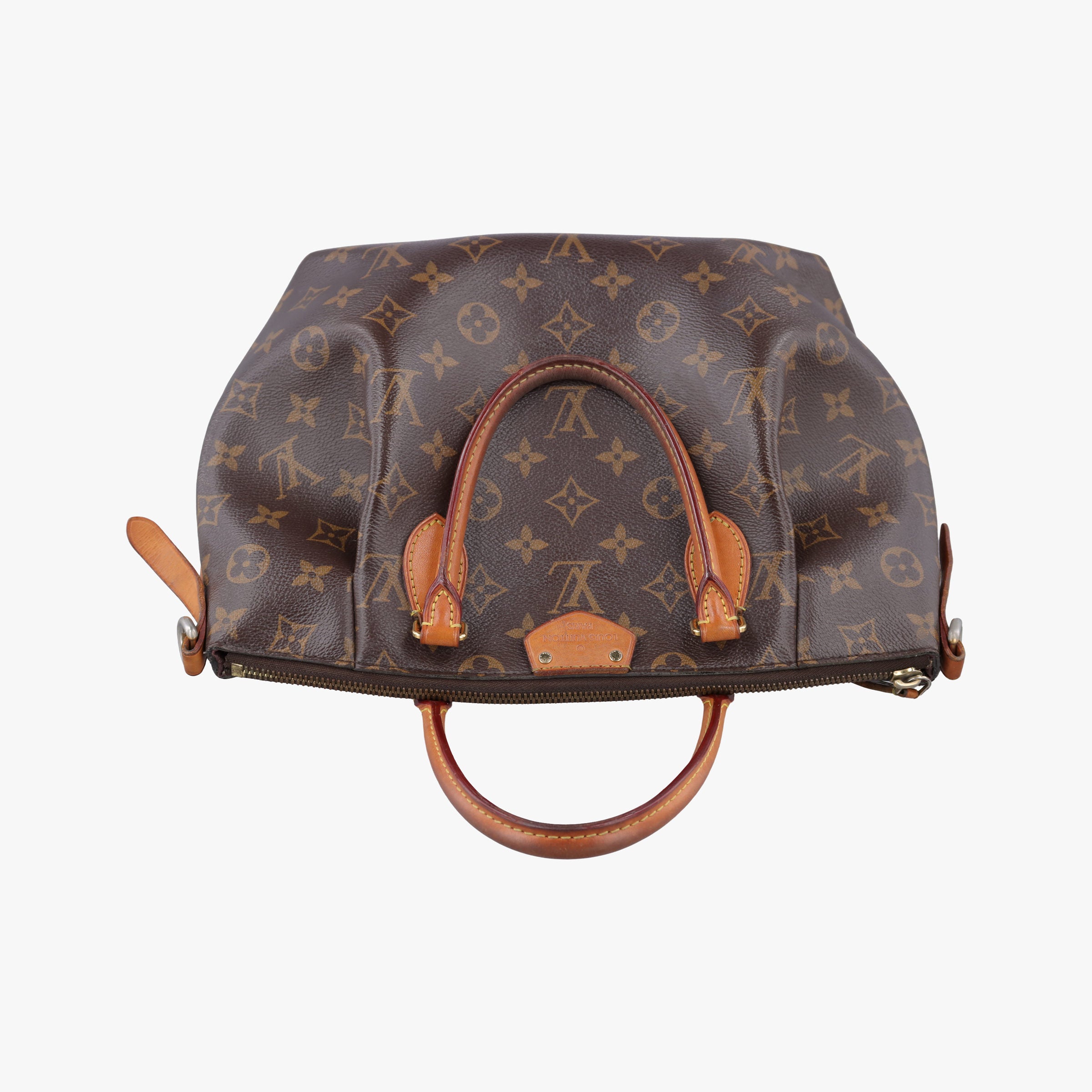 Pre-owned Louis Vuitton Turen PM brown Monogram Canvas M48813 shoulderbag | stylenewstar