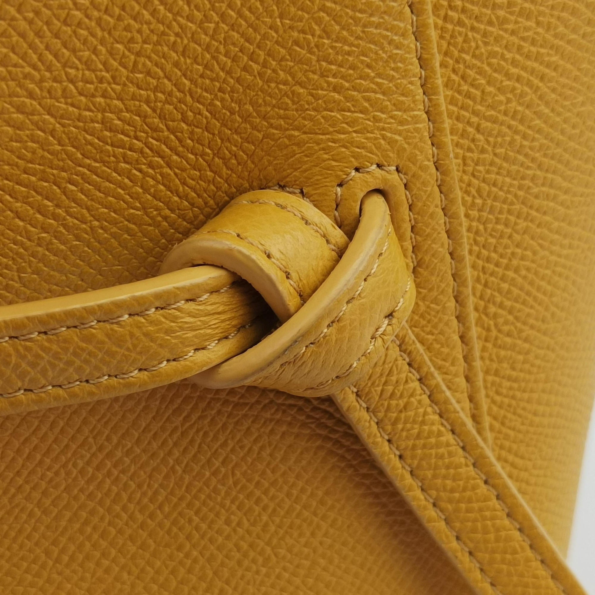 Secondhand Celine Belt NANO Yellow Leather  shoulderbag | stylenewstar