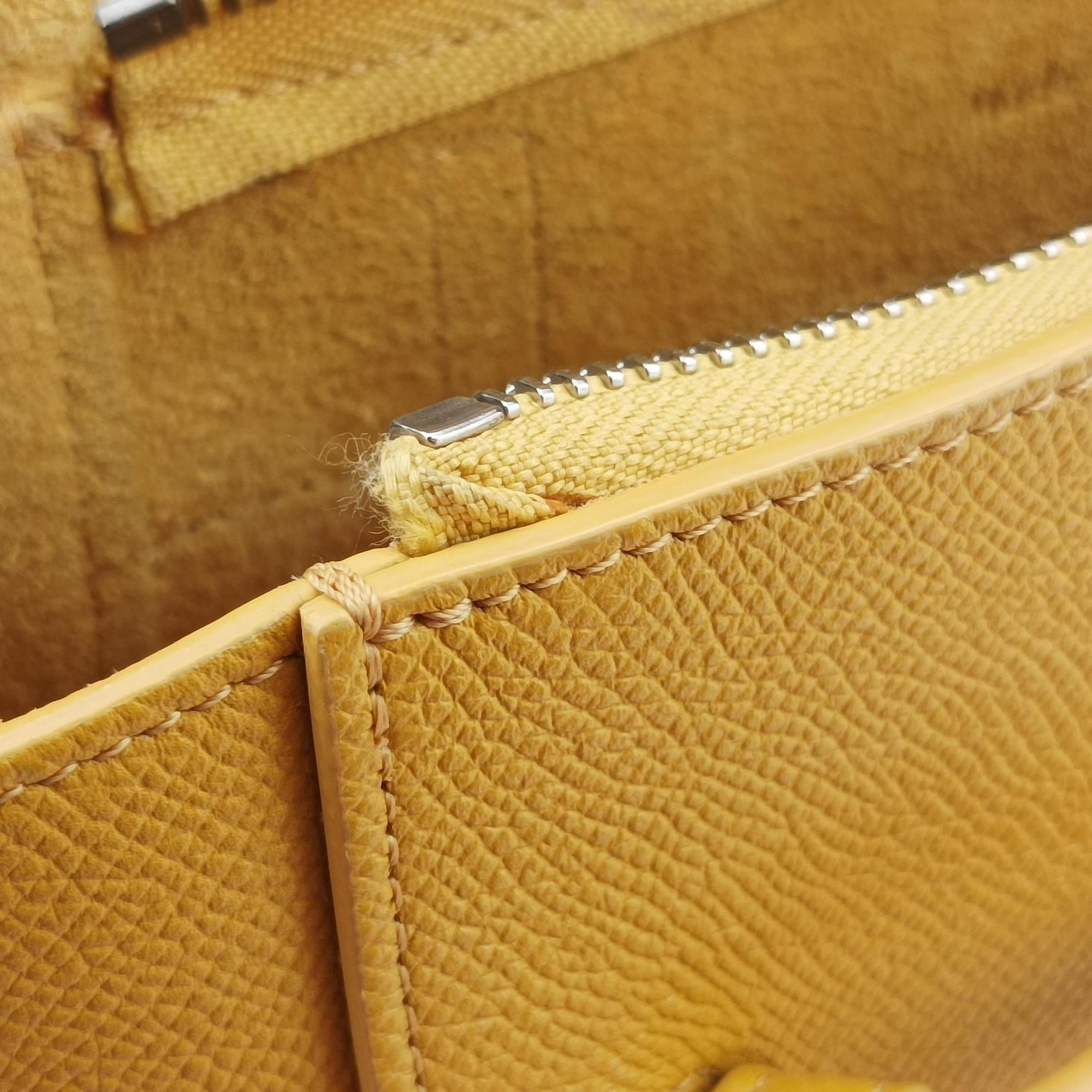 Secondhand Celine Belt NANO Yellow Leather  shoulderbag | stylenewstar