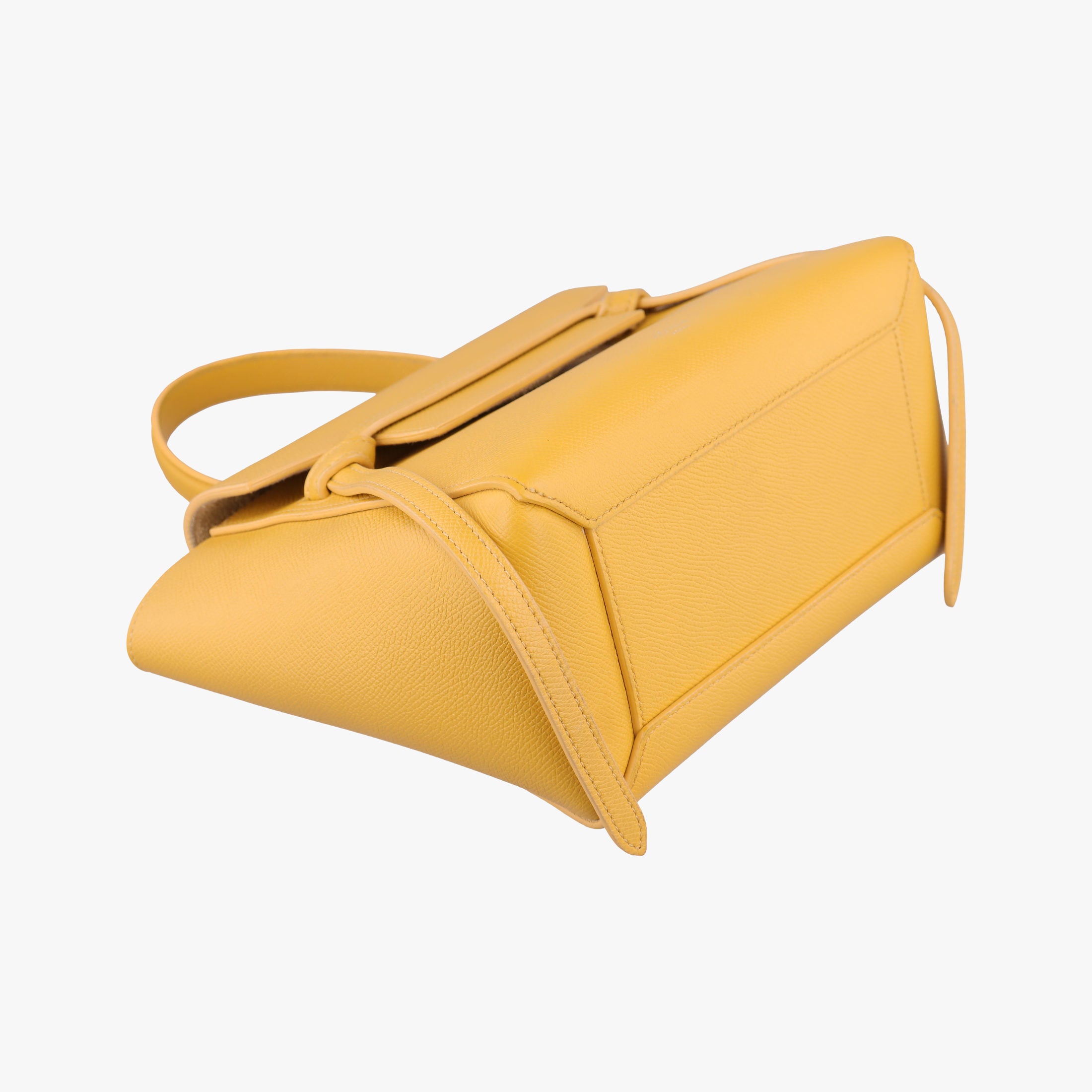 Secondhand Celine Belt NANO Yellow Leather  shoulderbag | stylenewstar