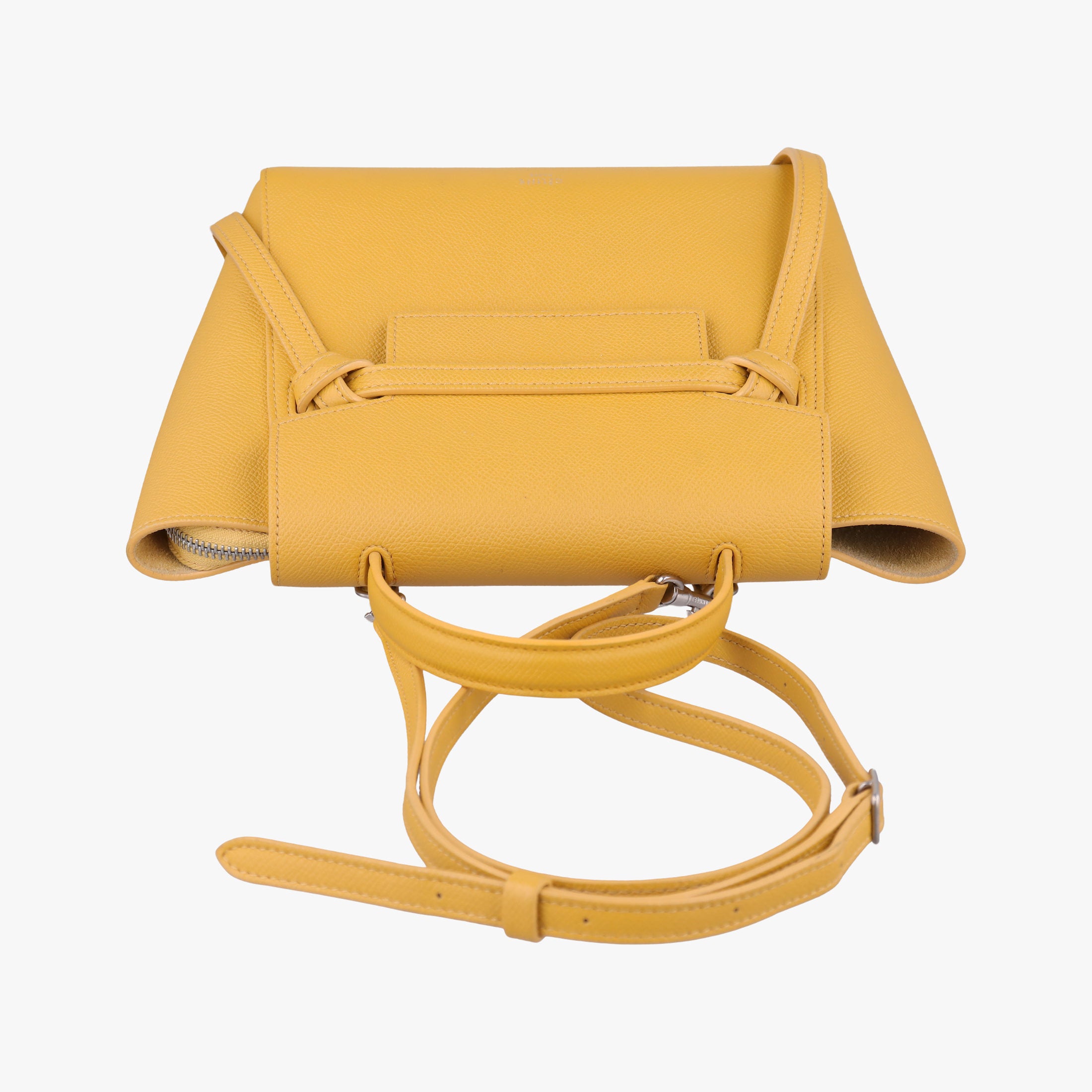 Secondhand Celine Belt NANO Yellow Leather  shoulderbag | stylenewstar