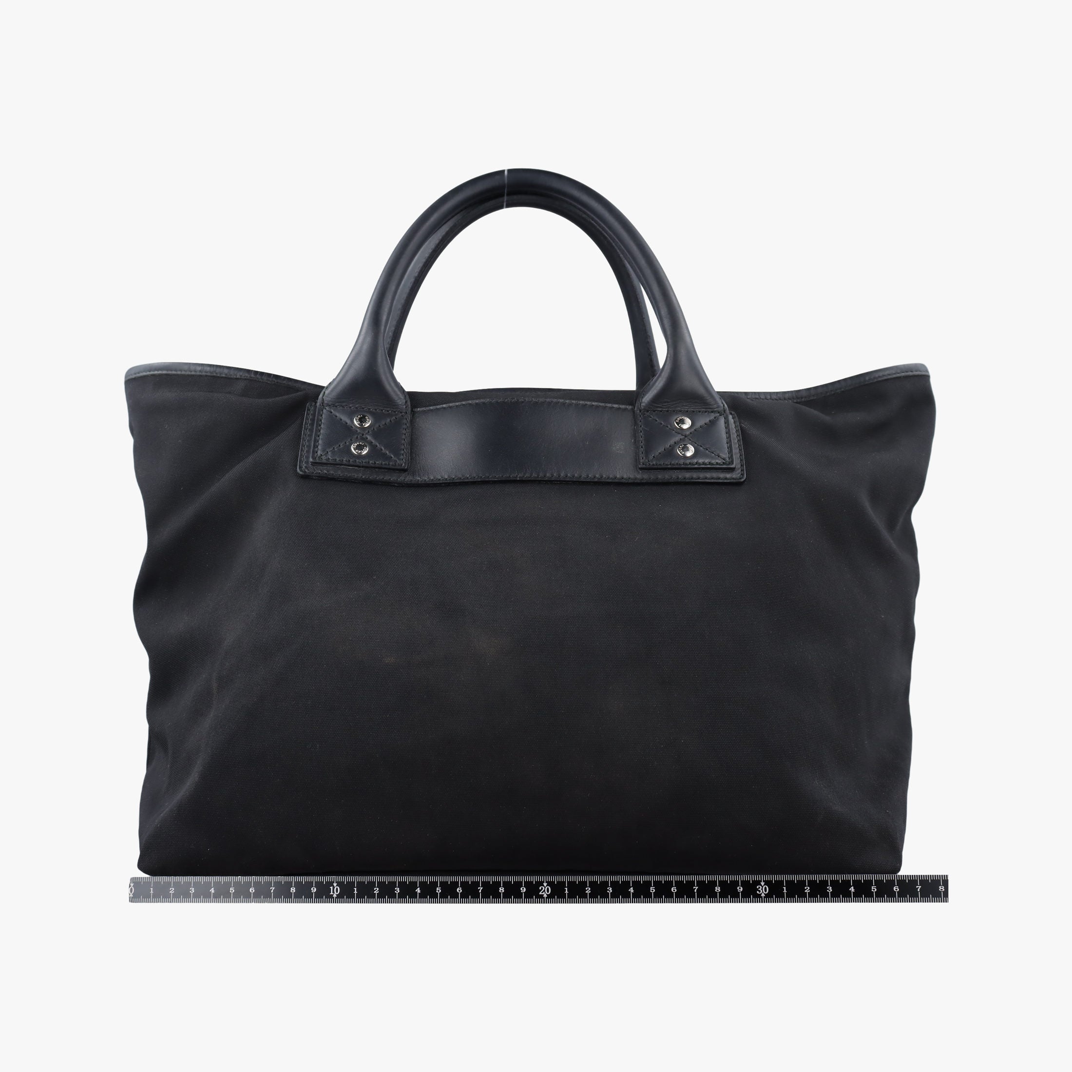 Pre-owned Gucci Web Stripe Black canvas×leather 246394 handbag | stylenewstar