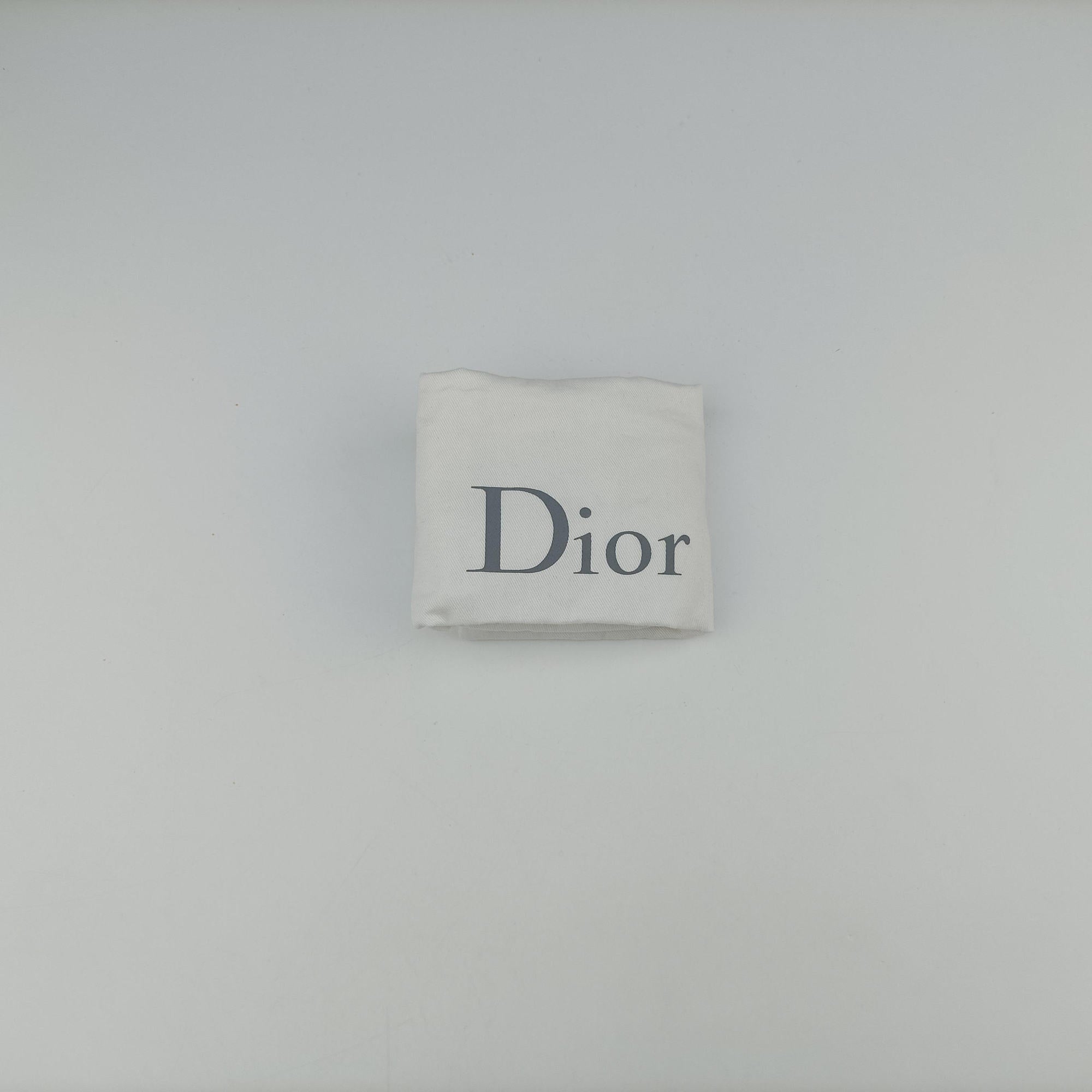 Pre-owned Christian Dior Saddle Navy×grey Jacquard  handbag | stylenewstar
