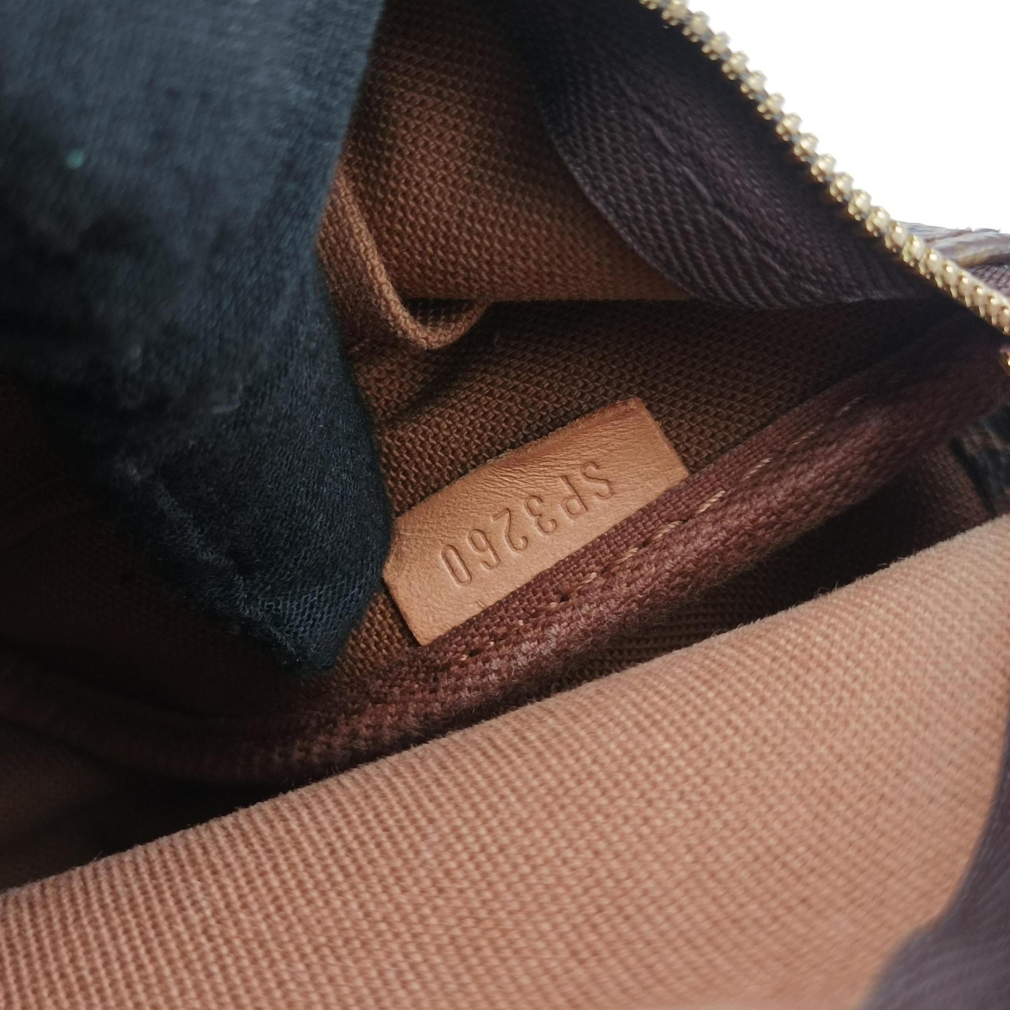 Secondhand Louis Vuitton Multi Pochette Accessoir brown×khaki Monogram Canvas M44813 shoulderbag | stylenewstar