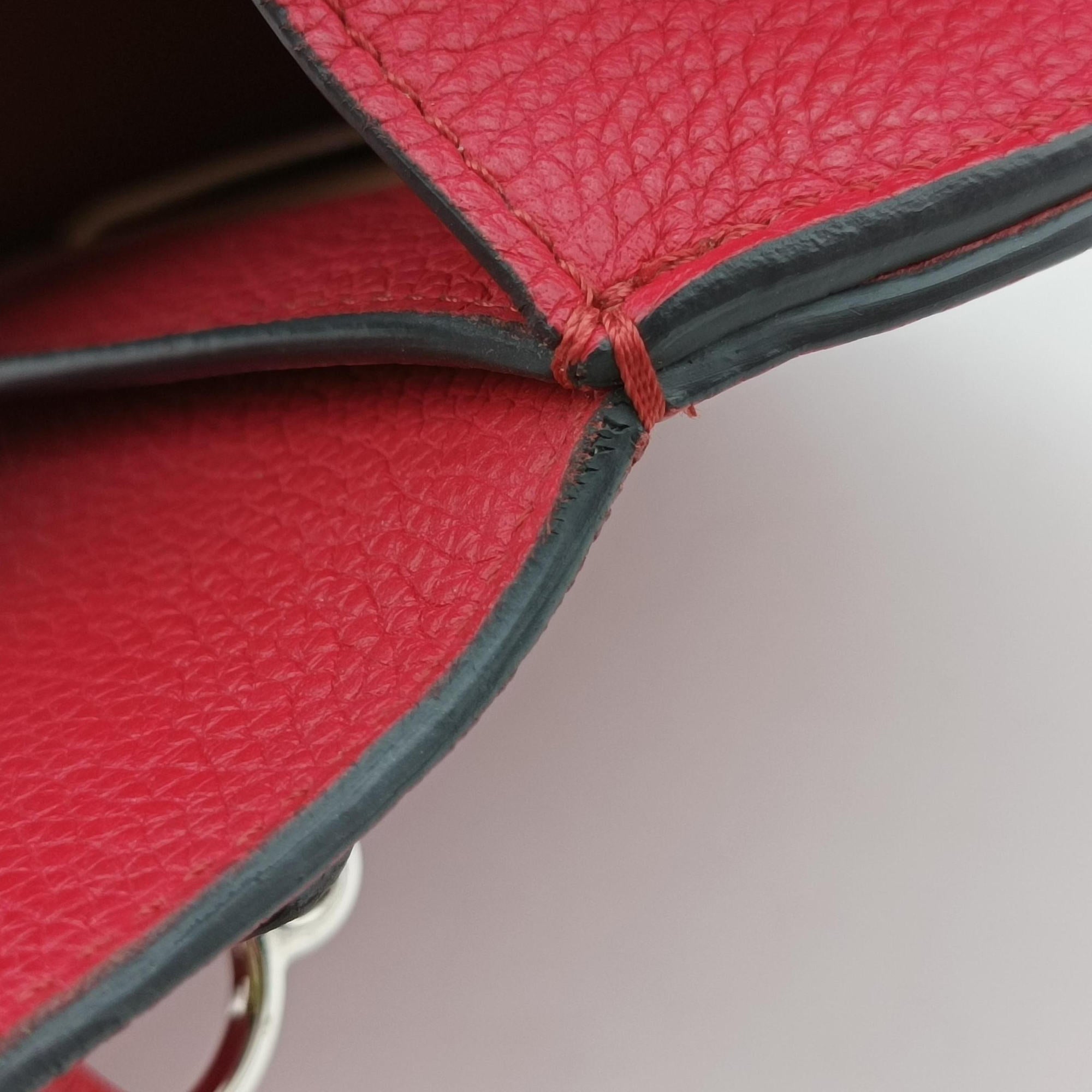 Pre-owned Moynat Legenne PM Red leather  shoulderbag | stylenewstar