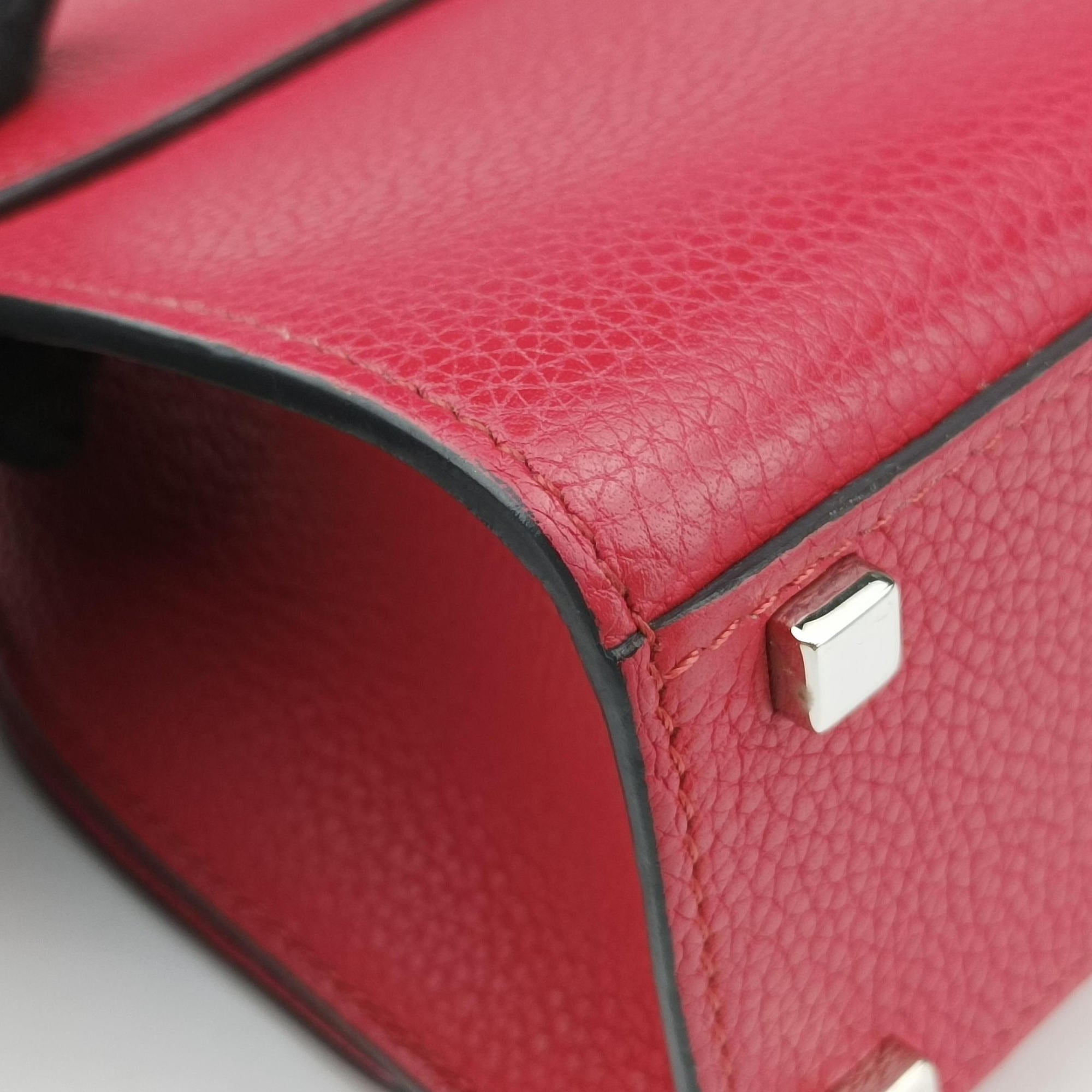 Pre-owned Moynat Legenne PM Red leather  shoulderbag | stylenewstar