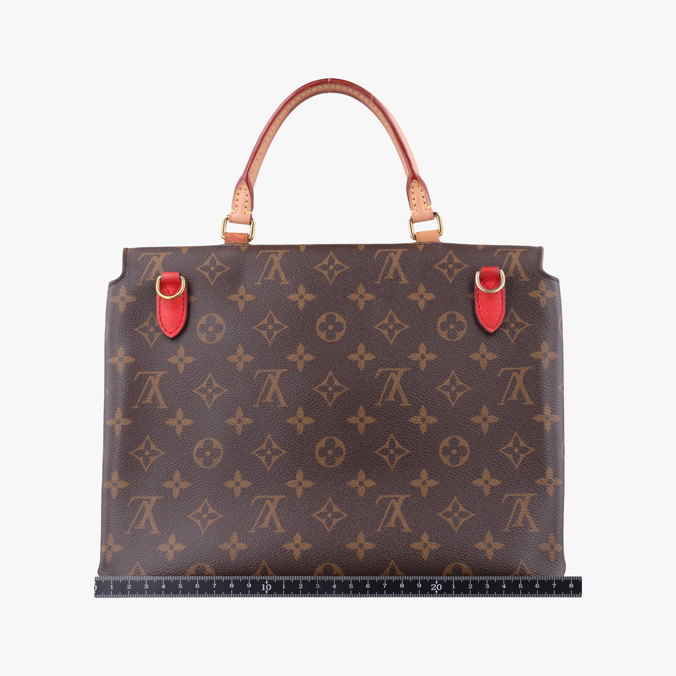 Pre-owned Louis Vuitton MARIGNAN Brown×COQUELICOT Monogram Canvas×calf leather M44286 shoulderbag | stylenewstar
