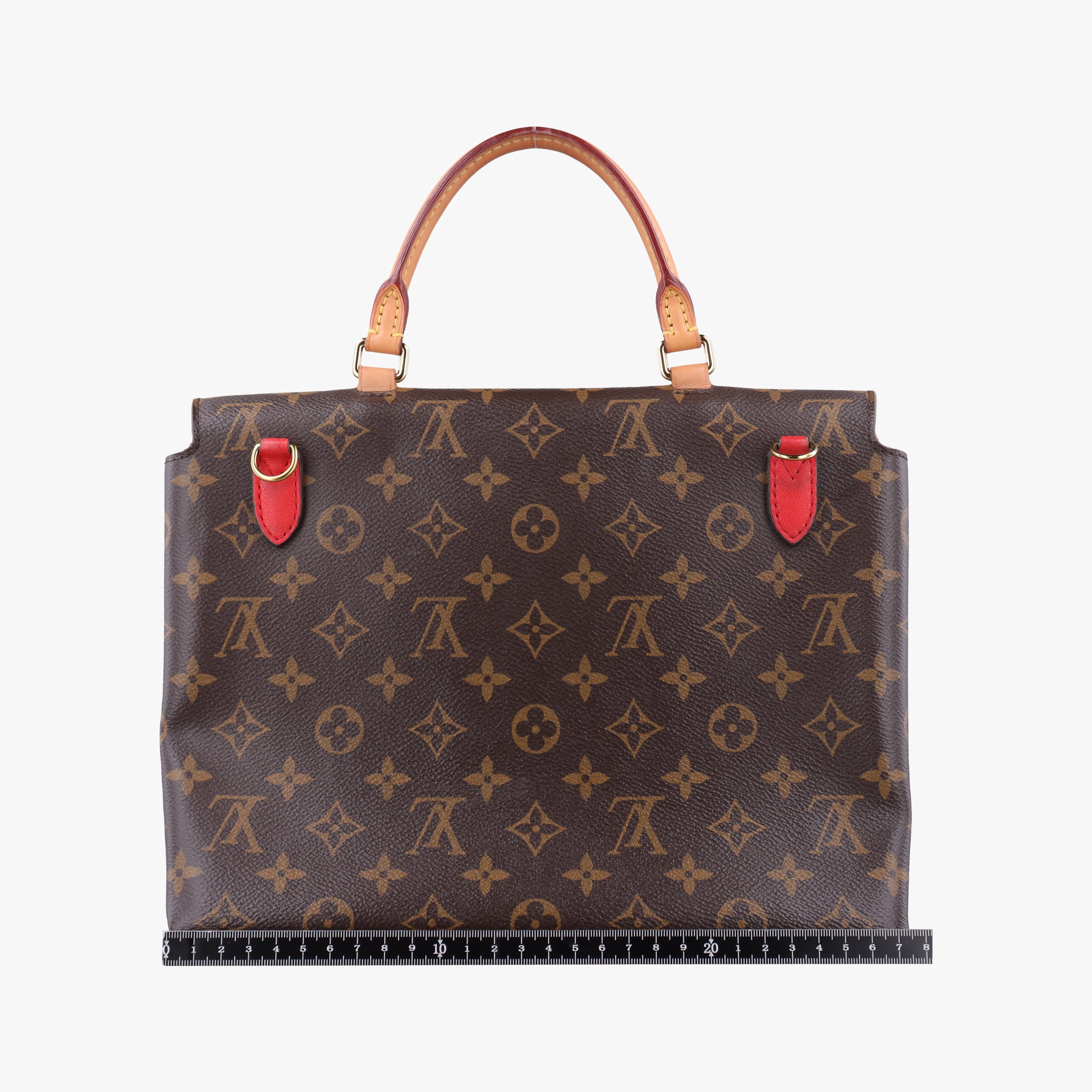 Pre-owned Louis Vuitton MARIGNAN Brown×COQUELICOT Monogram Canvas×calf leather M44544 shoulderbag | stylenewstar