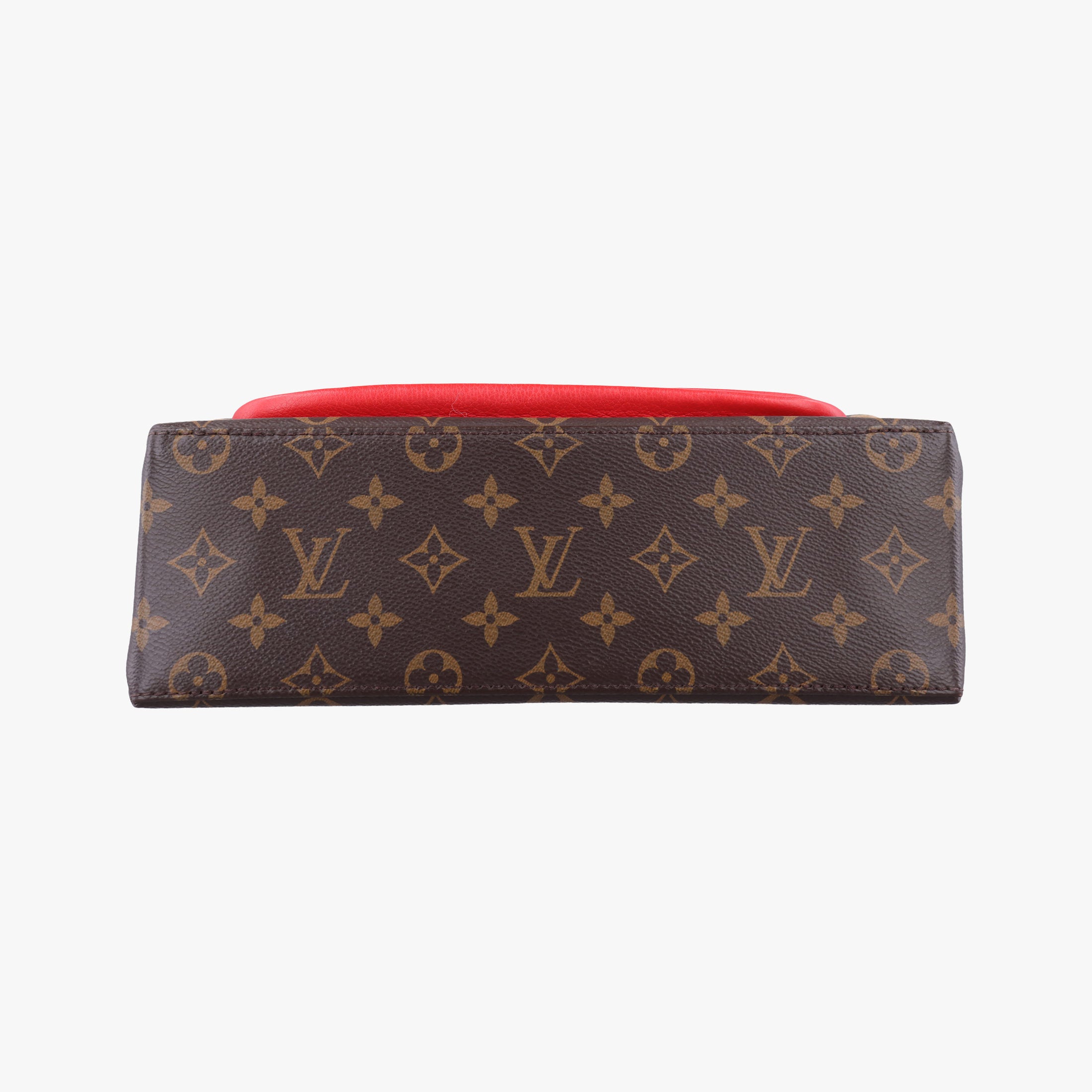 Pre-owned Louis Vuitton MARIGNAN Brown×COQUELICOT Monogram Canvas×calf leather M44544 shoulderbag | stylenewstar