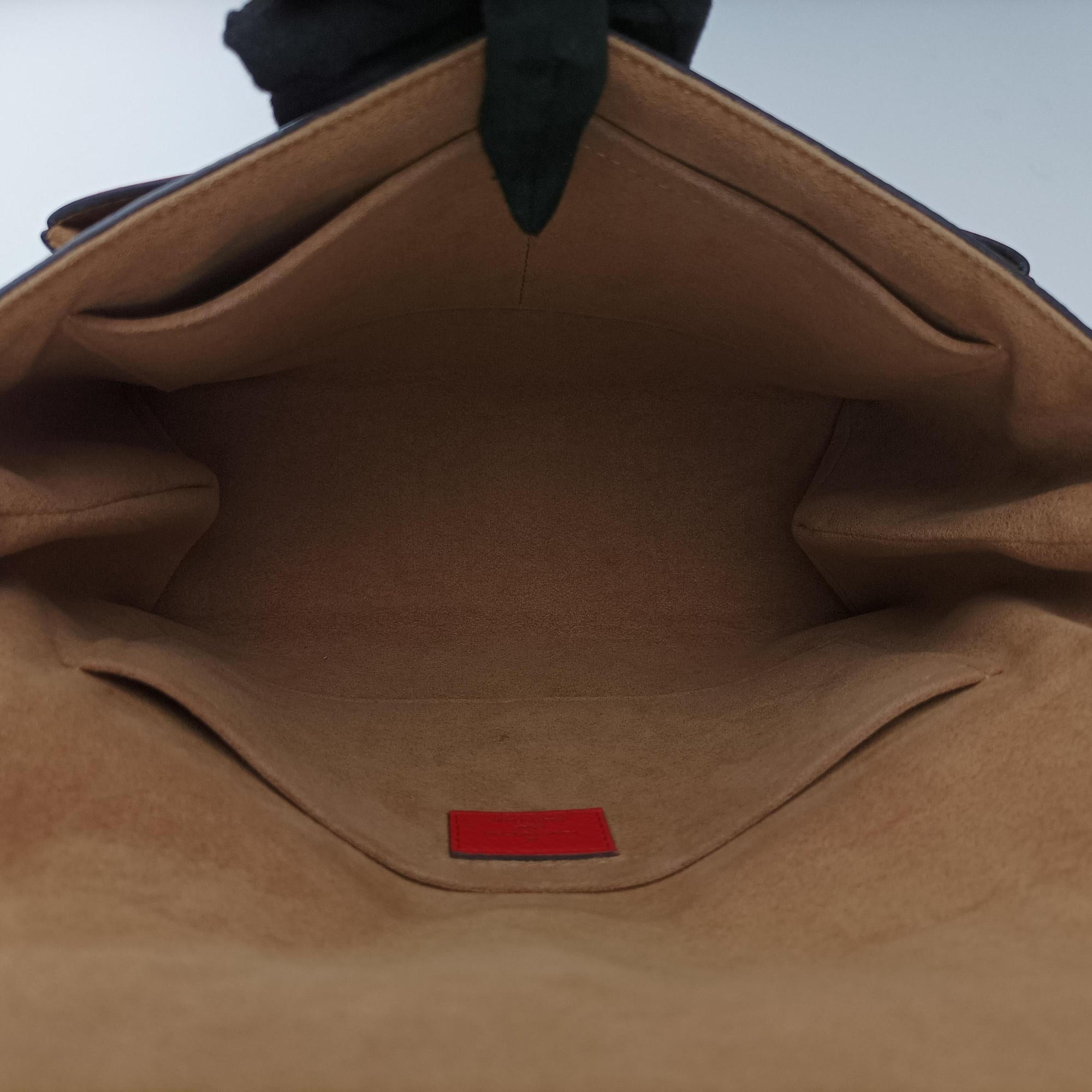 Pre-owned Louis Vuitton MARIGNAN Brown×COQUELICOT Monogram Canvas×calf leather M44544 shoulderbag | stylenewstar