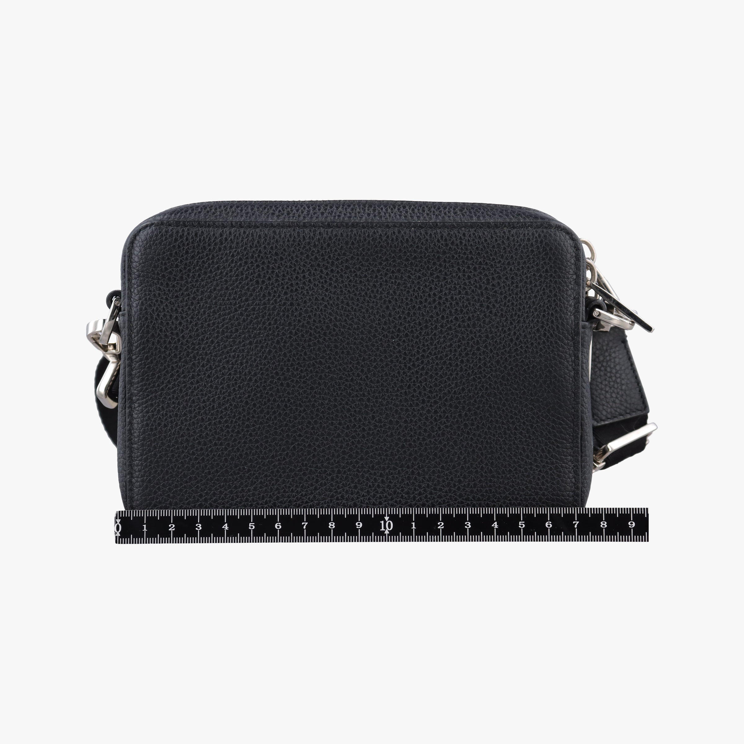 Pre-owned Christian Dior Shawn Stussy collaboration Black Leather  shoulderbag | stylenewstar