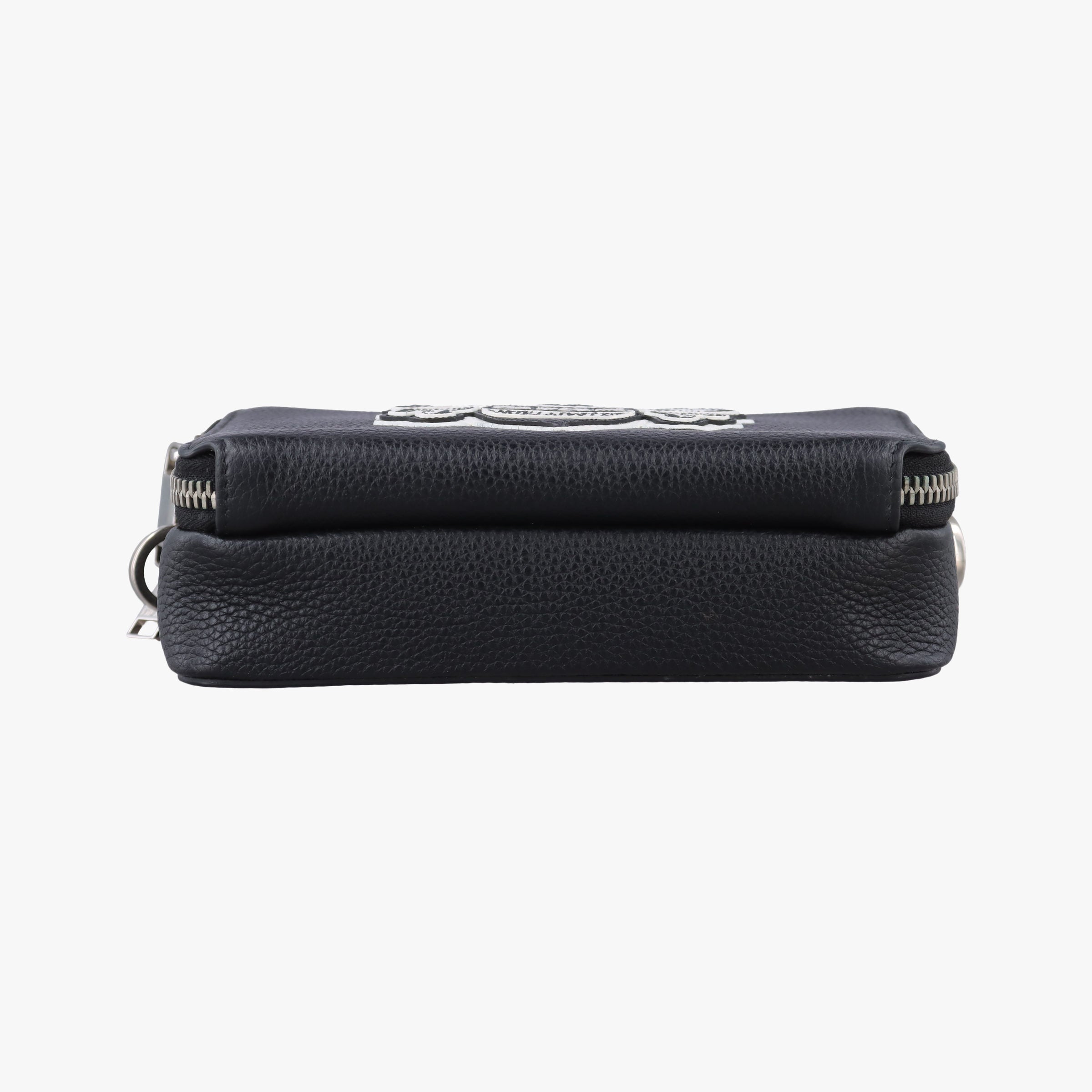 Pre-owned Christian Dior Shawn Stussy collaboration Black Leather  shoulderbag | stylenewstar