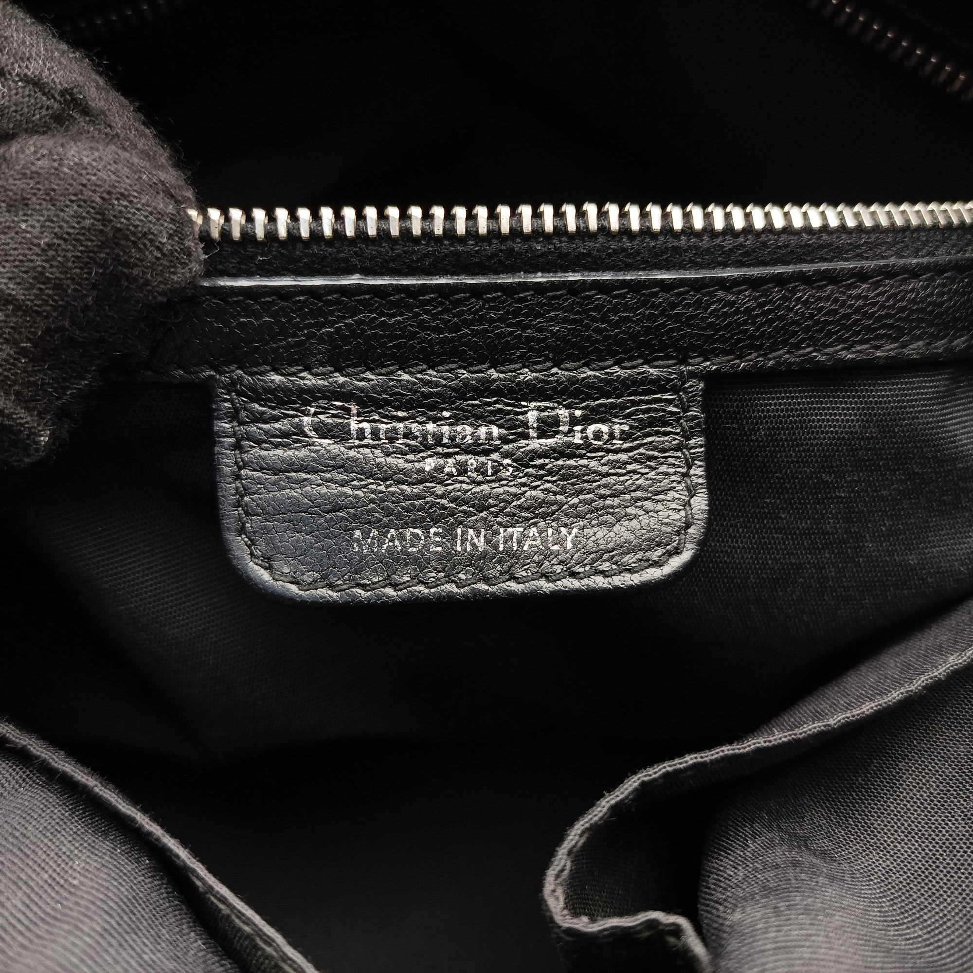 Pre-owned Christian Dior granville Black lambskin  handbag | stylenewstar