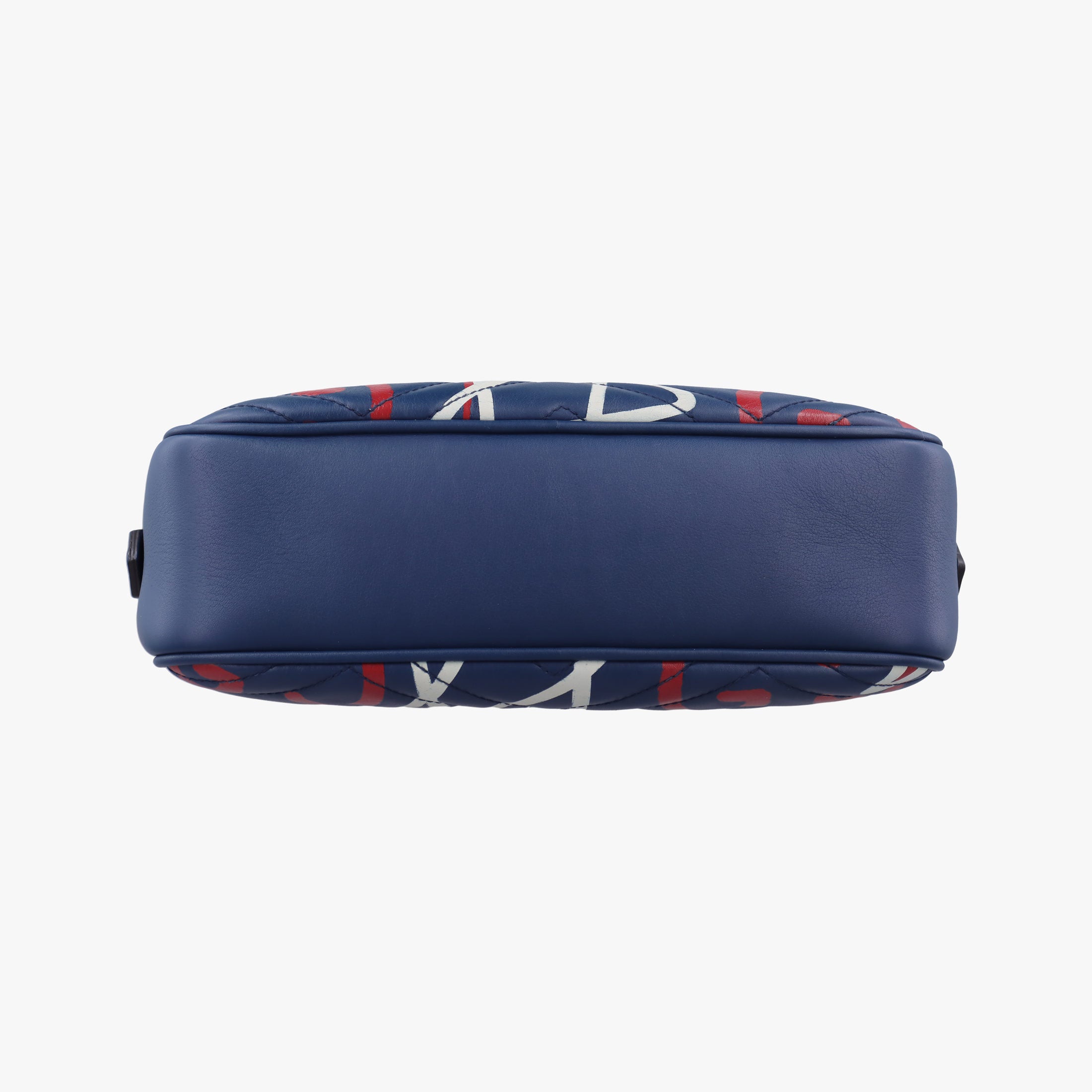 Secondhand Gucci GG Marmont Navy×Multicolour Leather 447632 shoulderbag | stylenewstar