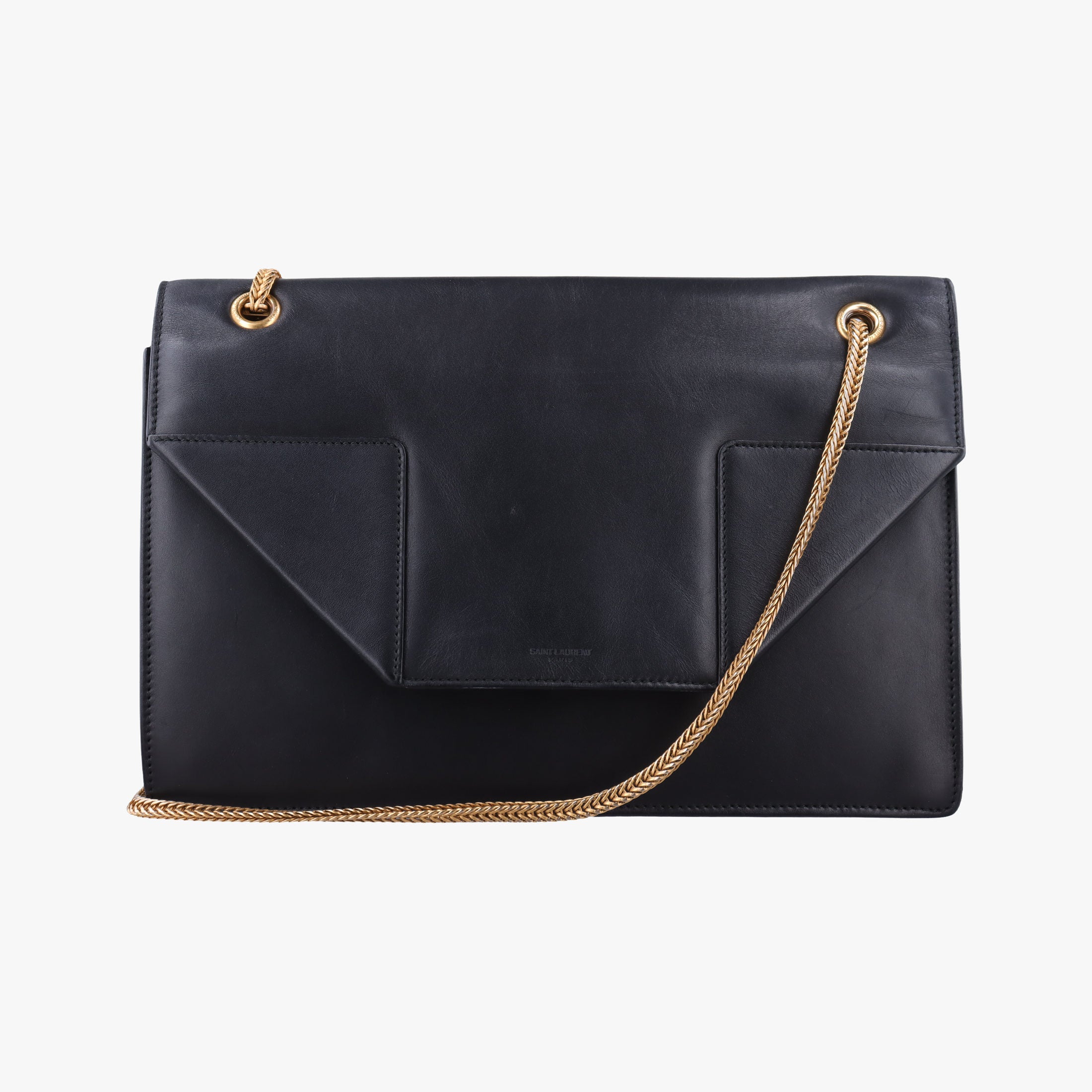 Vintage Yves Saint Laurent BETTY Black Leather 314515 shoulderbag | stylenewstar