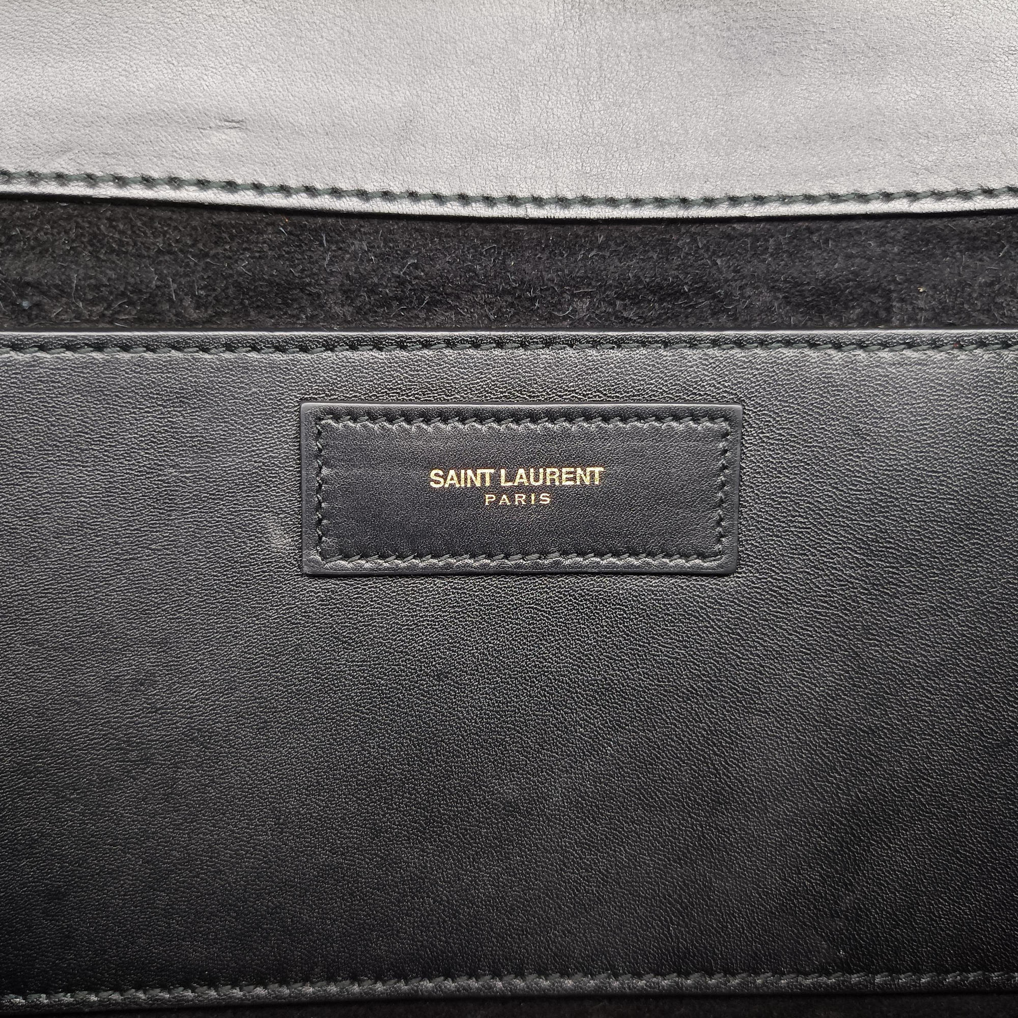 Vintage Yves Saint Laurent BETTY Black Leather 314515 shoulderbag | stylenewstar