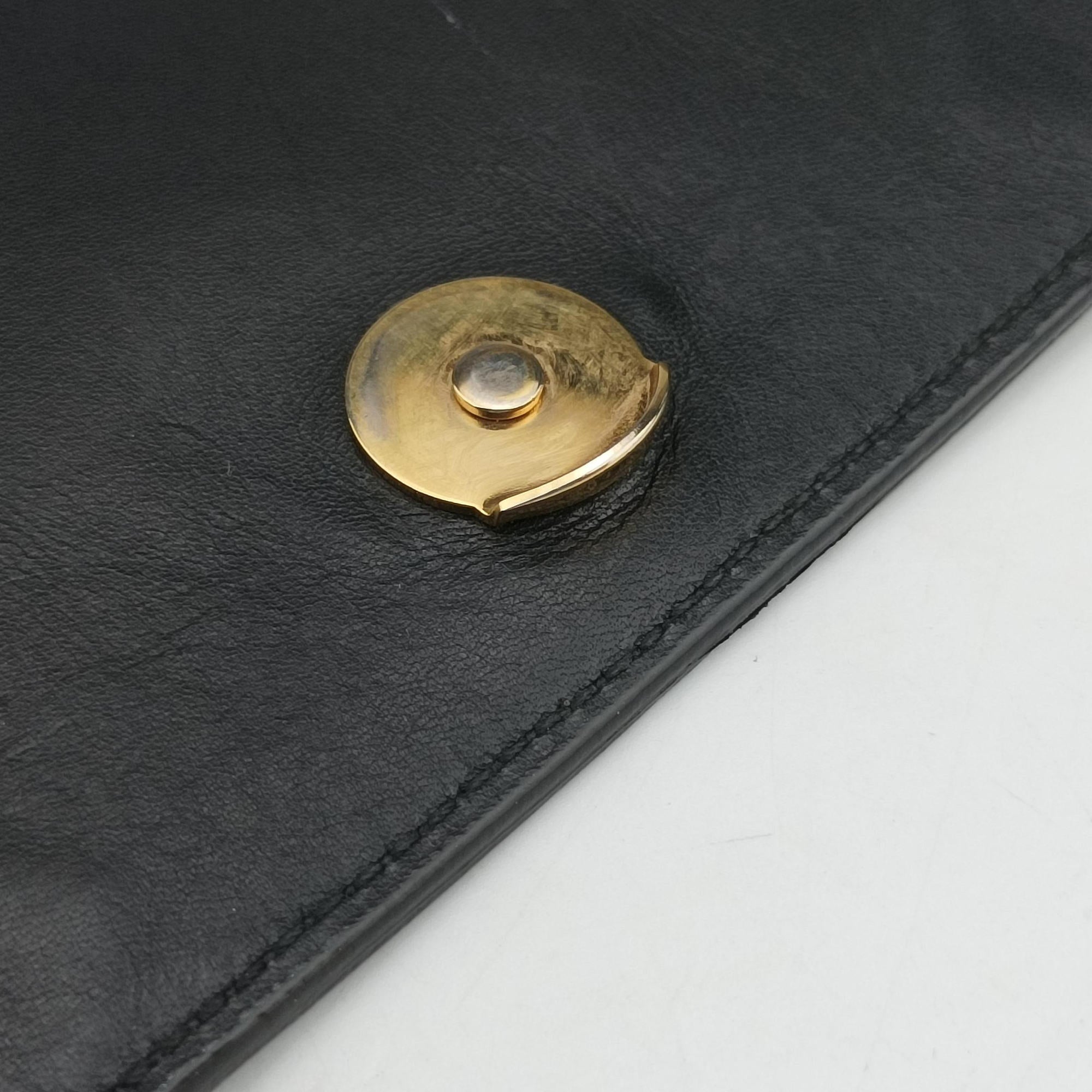 Vintage Yves Saint Laurent BETTY Black Leather 314515 shoulderbag | stylenewstar