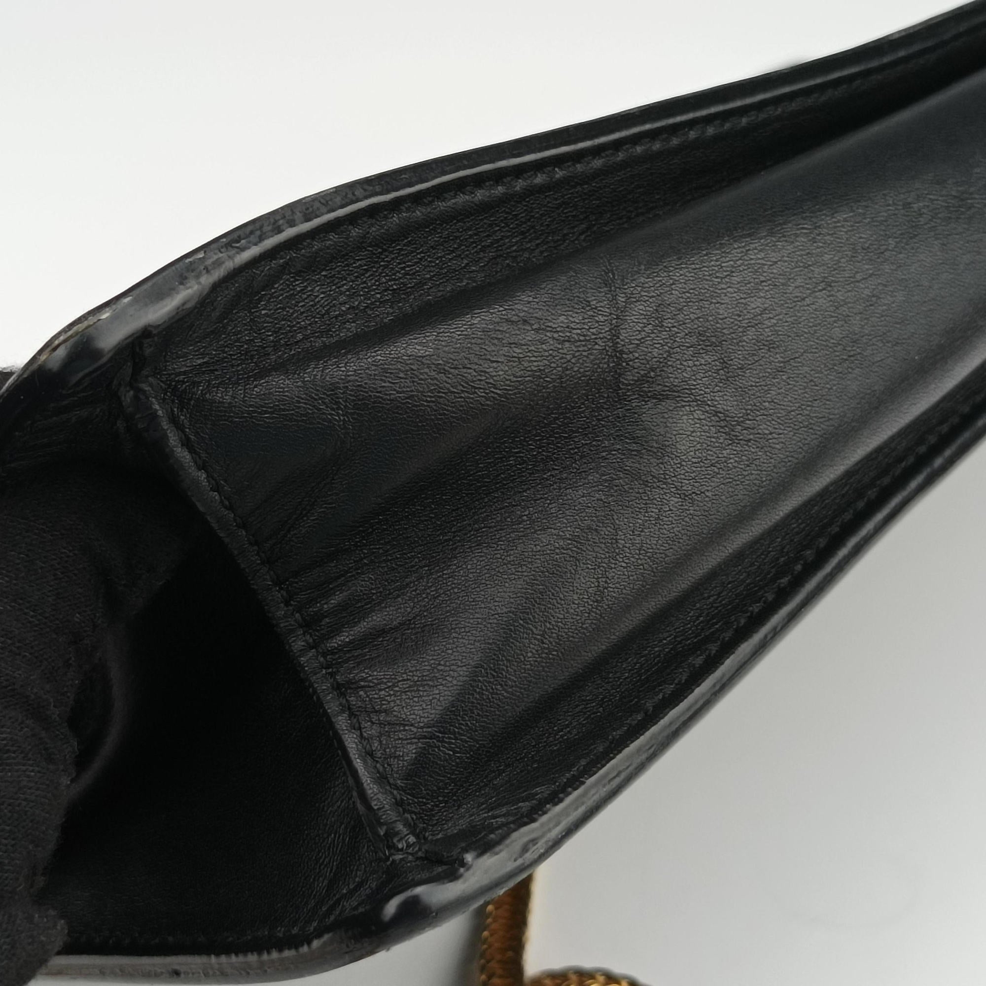 Vintage Yves Saint Laurent BETTY Black Leather 314515 shoulderbag | stylenewstar