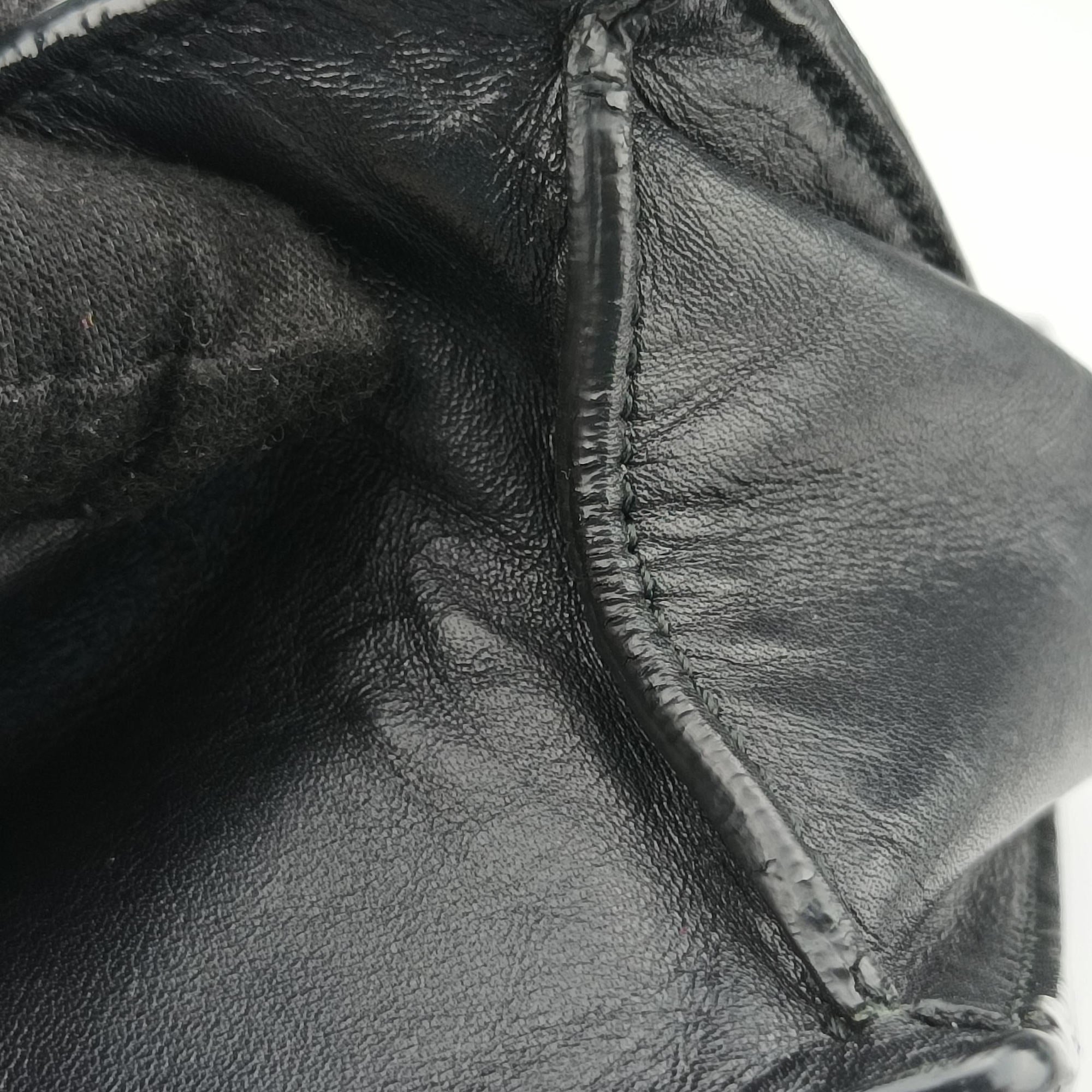 Vintage Yves Saint Laurent BETTY Black Leather 314515 shoulderbag | stylenewstar