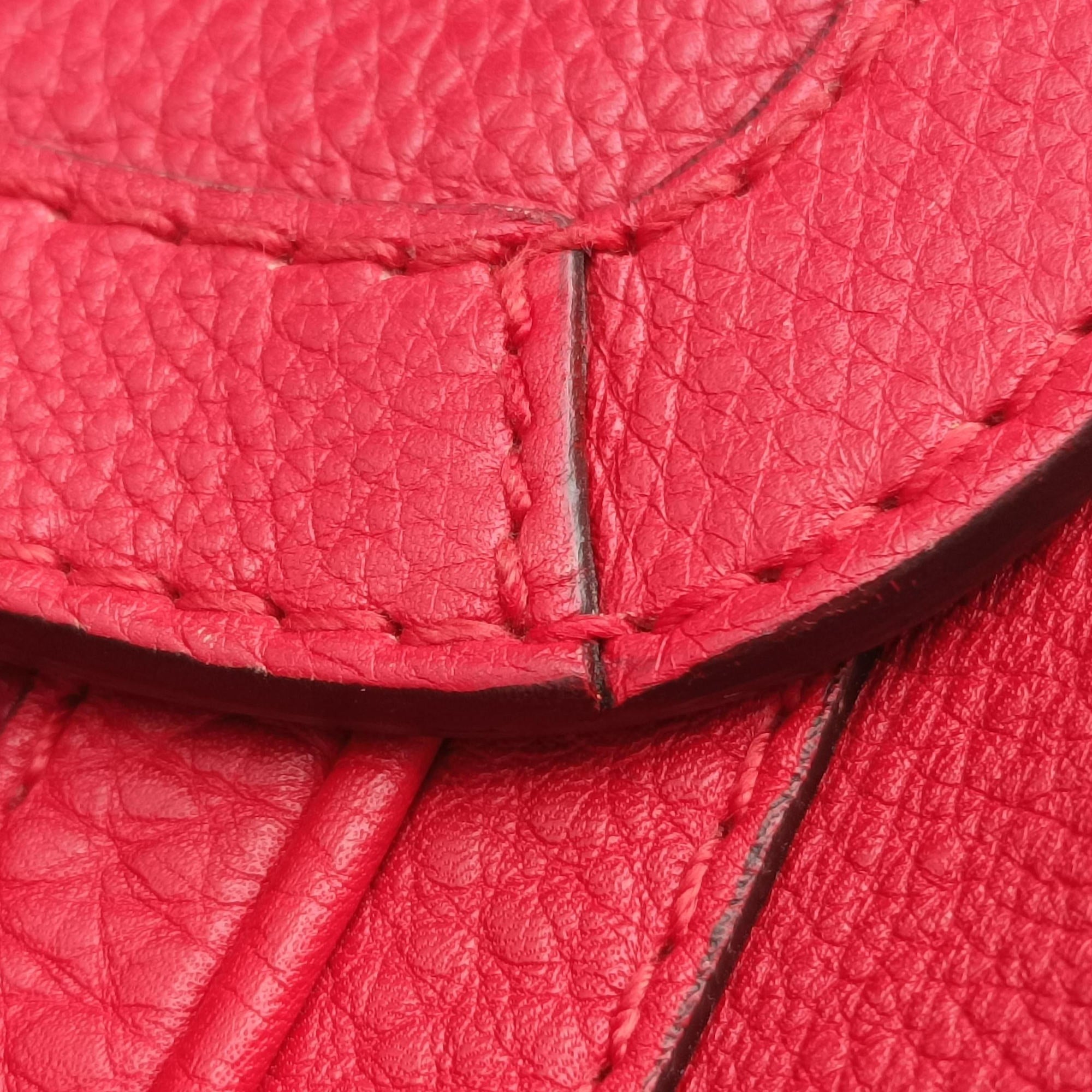 Pre-owned Gucci Bella Red Leather 282301 shoulderbag | stylenewstar
