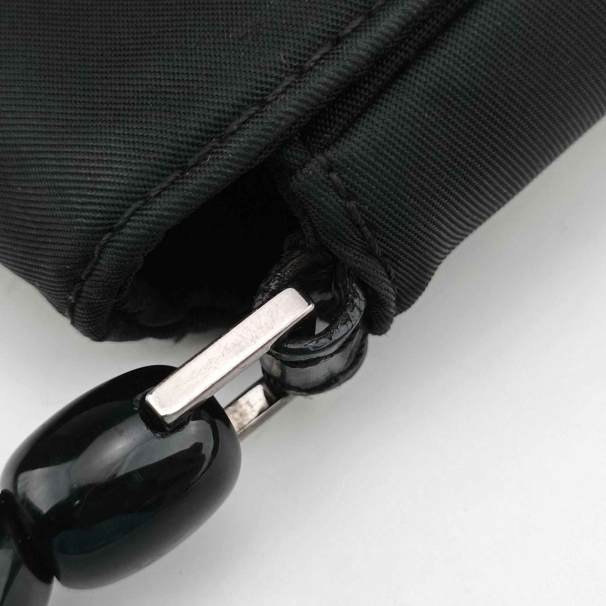 Pre-owned Christian Dior Malice pearl Black canvas  shoulderbag | stylenewstar