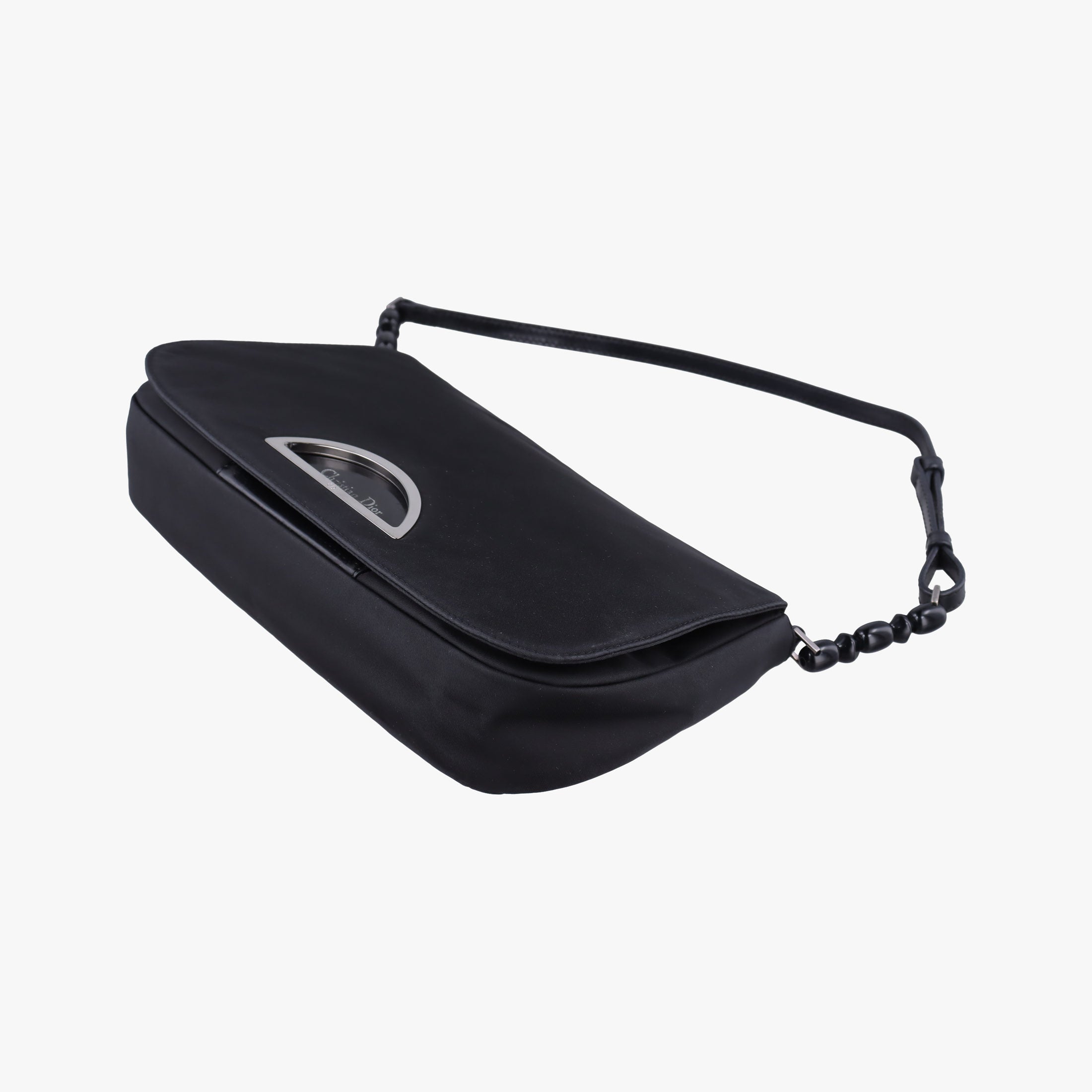 Pre-owned Christian Dior Malice pearl Black canvas  shoulderbag | stylenewstar