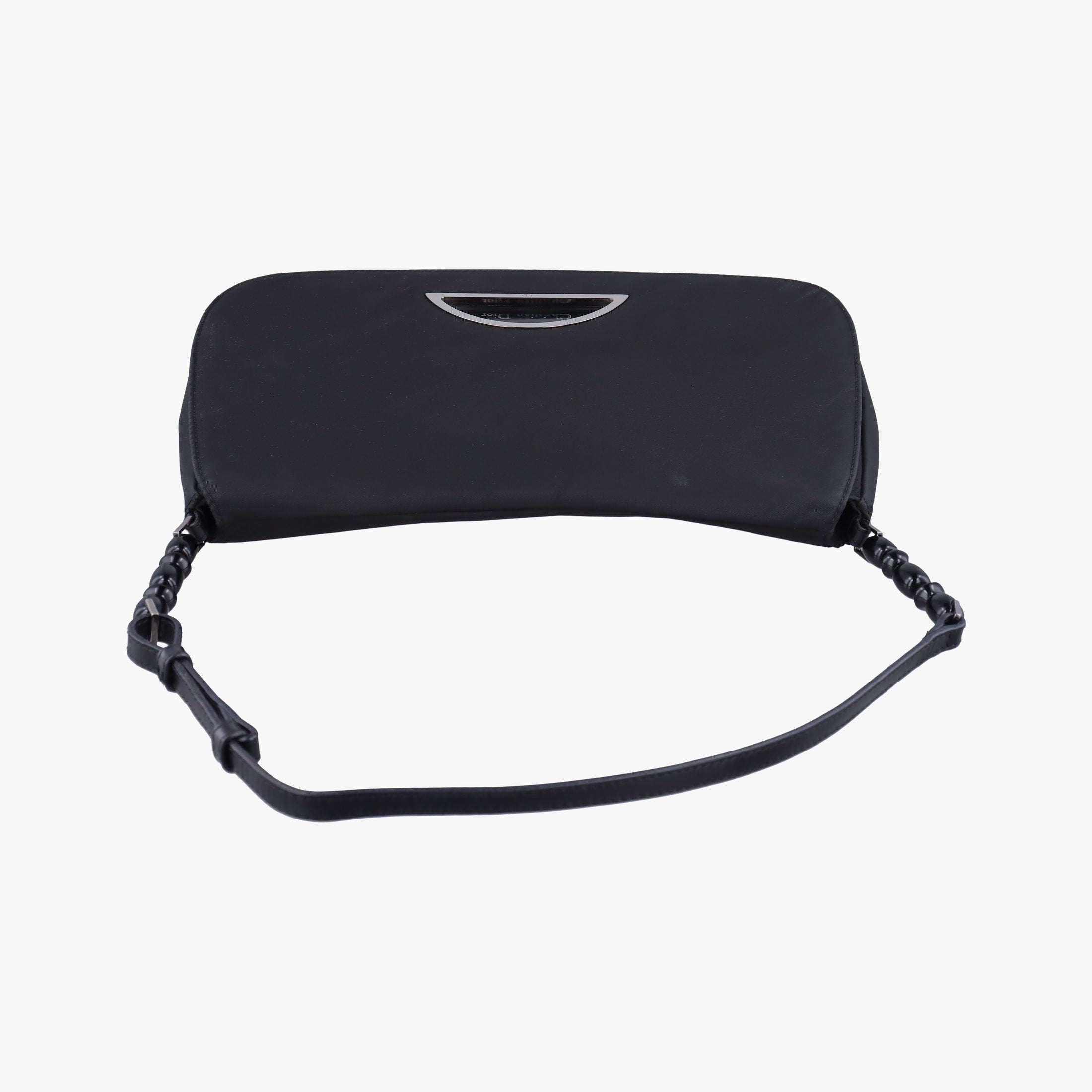 Pre-owned Christian Dior Malice pearl Black canvas  shoulderbag | stylenewstar