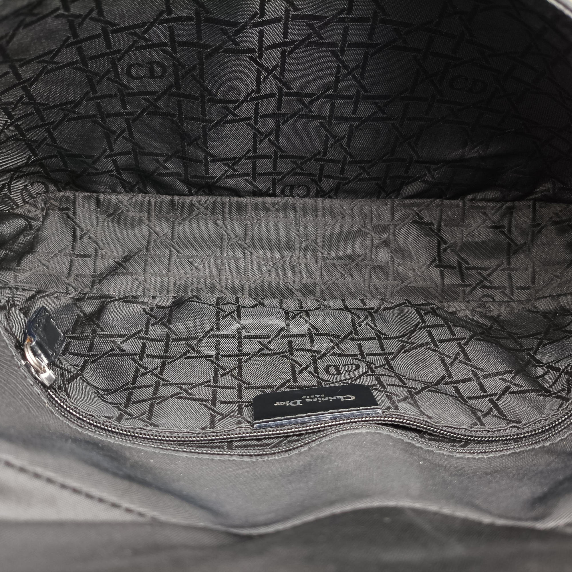 Pre-owned Christian Dior Malice pearl Black canvas  shoulderbag | stylenewstar