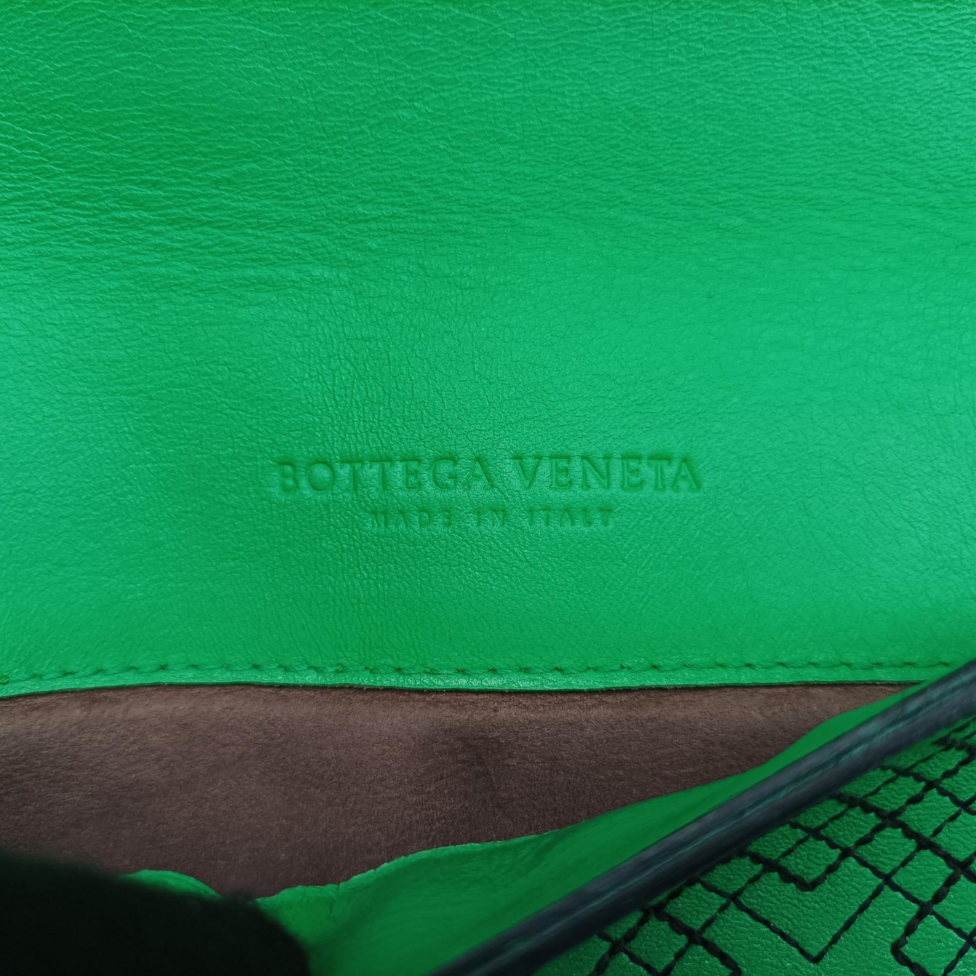 Vintage Bottega Veneta intrecciato Green Leather x Snake skin  shoulderbag | stylenewstar
