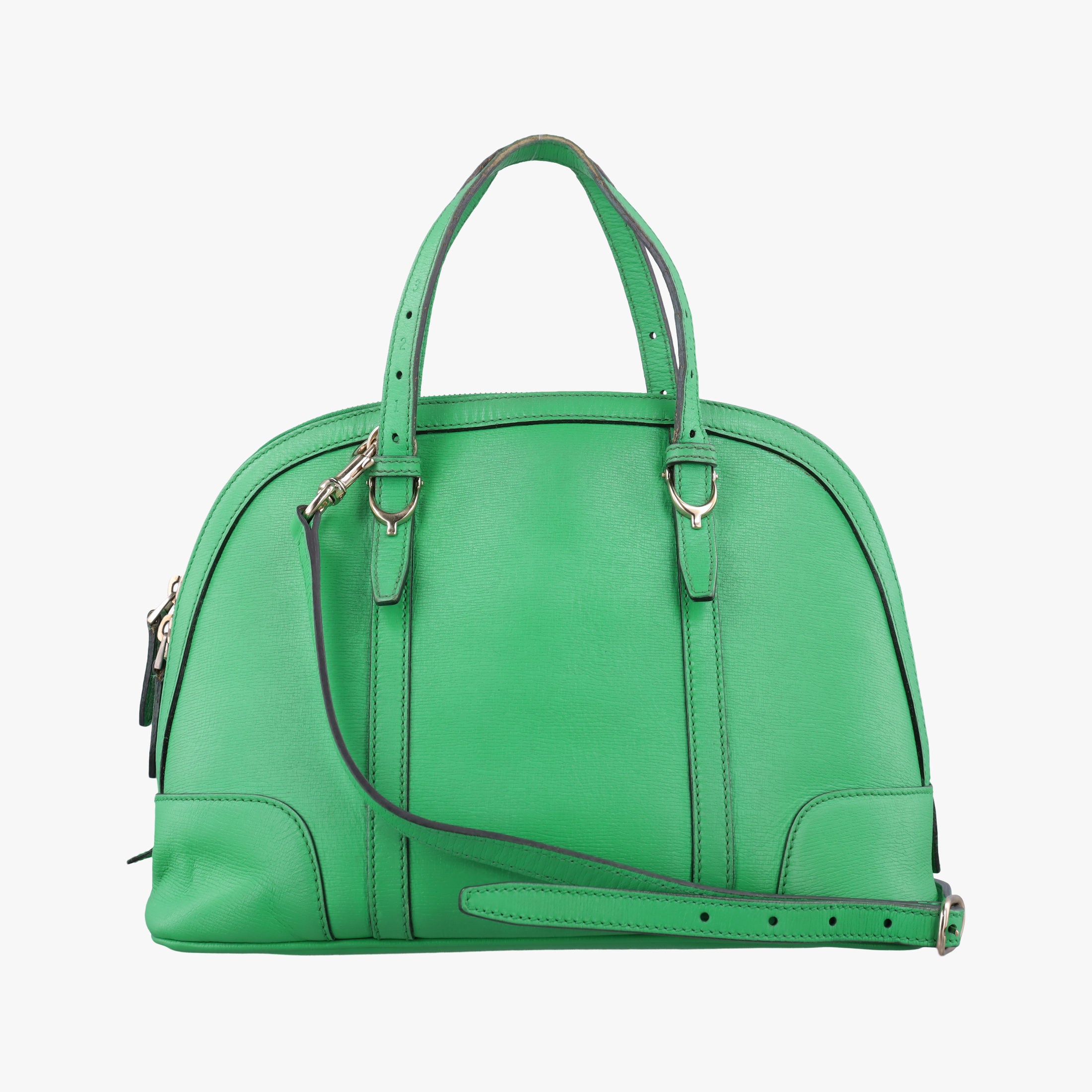 Pre-owned Gucci Microguccissima Green Leather 309617 shoulderbag | stylenewstar
