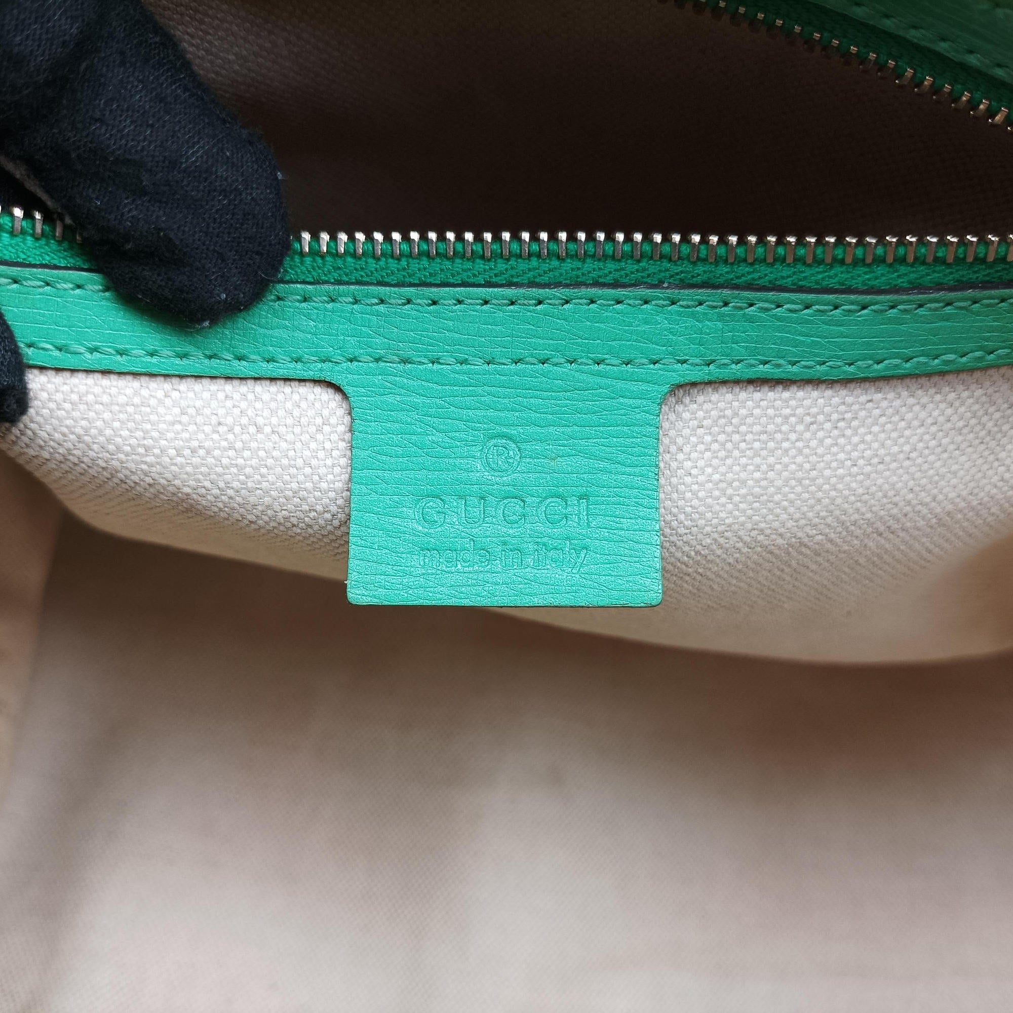 Pre-owned Gucci Microguccissima Green Leather 309617 shoulderbag | stylenewstar