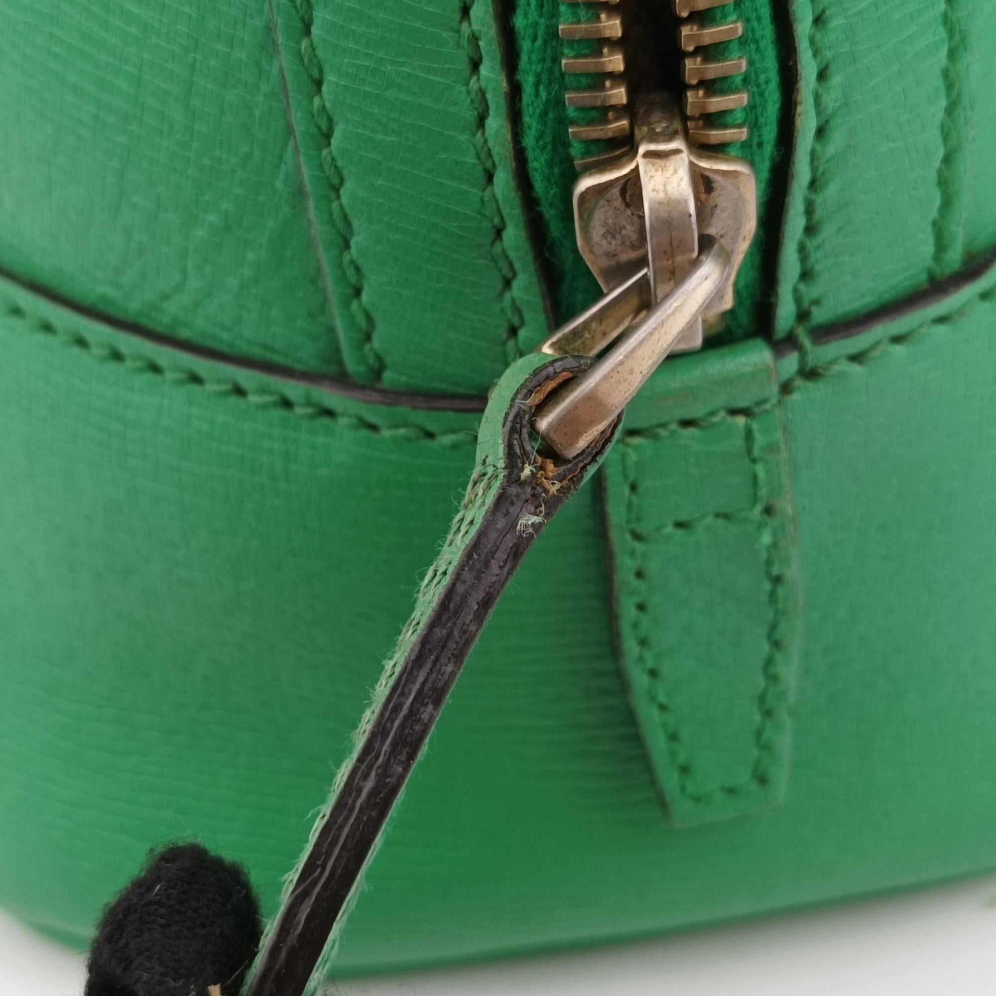 Pre-owned Gucci Microguccissima Green Leather 309617 shoulderbag | stylenewstar