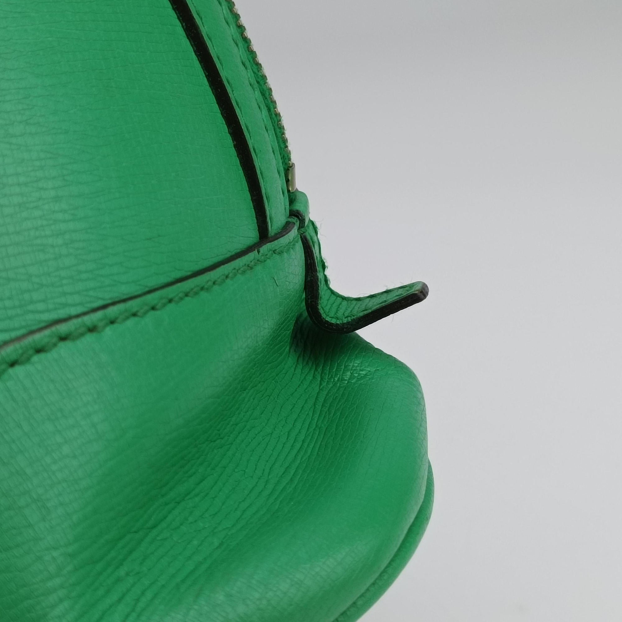 Pre-owned Gucci Microguccissima Green Leather 309617 shoulderbag | stylenewstar