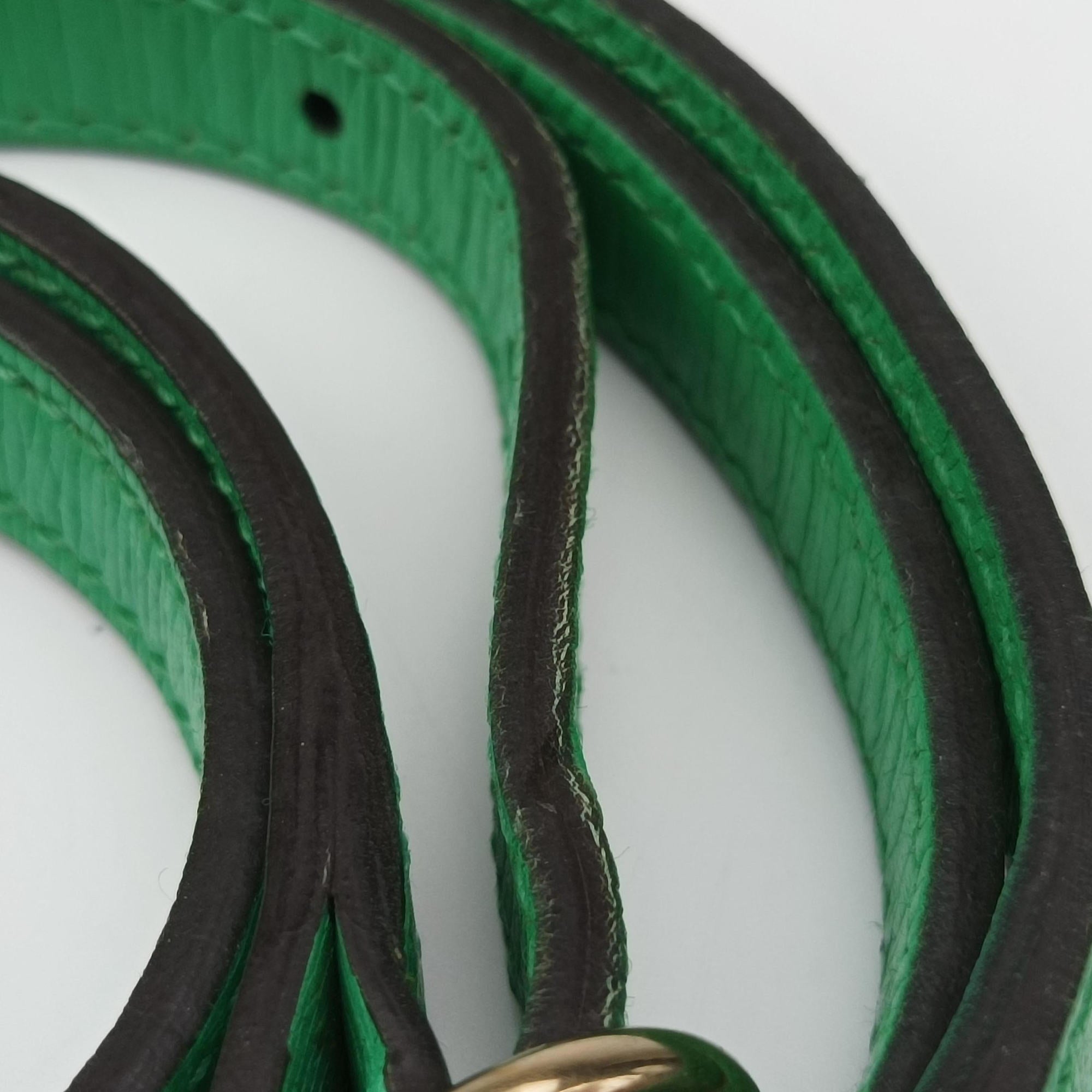 Pre-owned Gucci Microguccissima Green Leather 309617 shoulderbag | stylenewstar