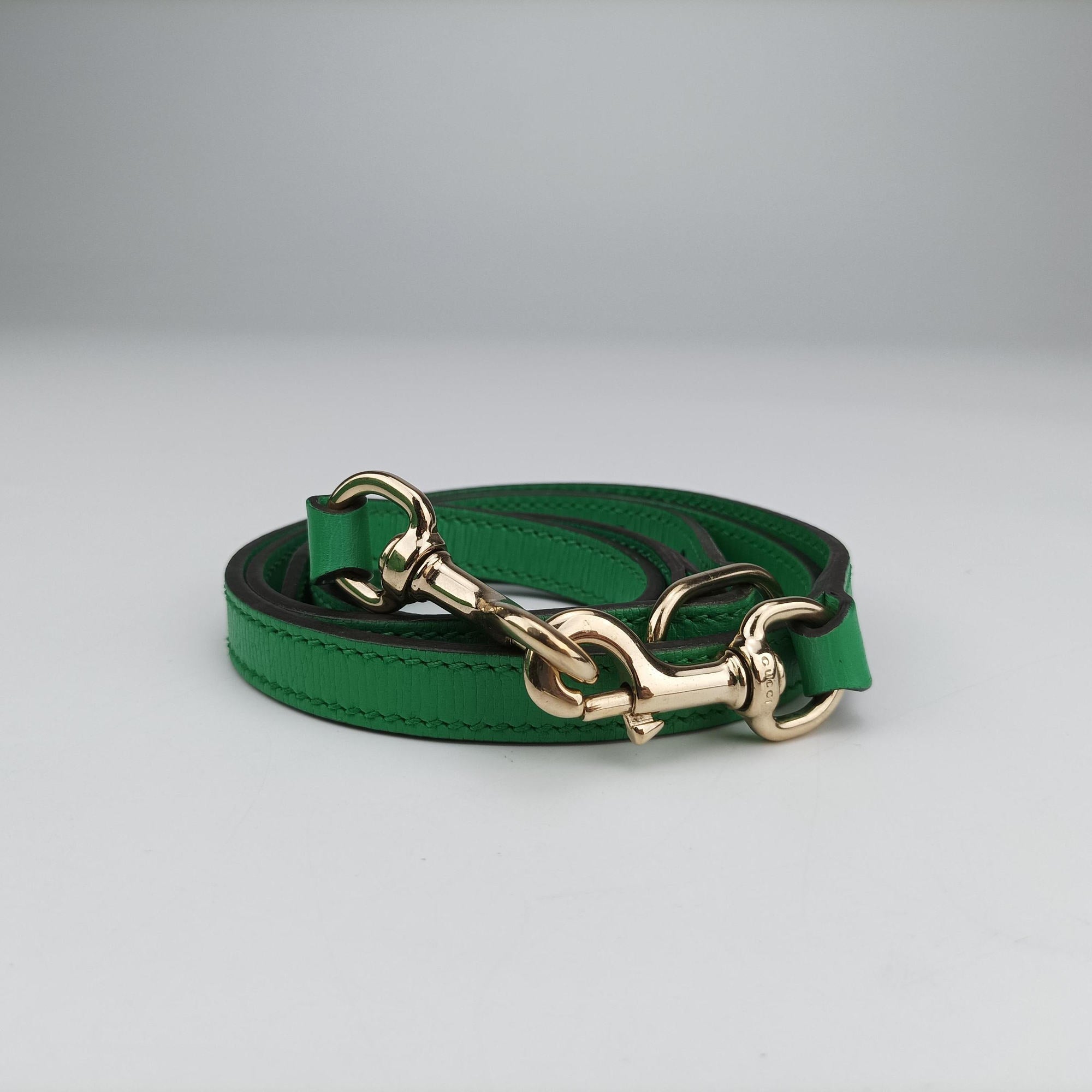 Pre-owned Gucci Microguccissima Green Leather 309617 shoulderbag | stylenewstar
