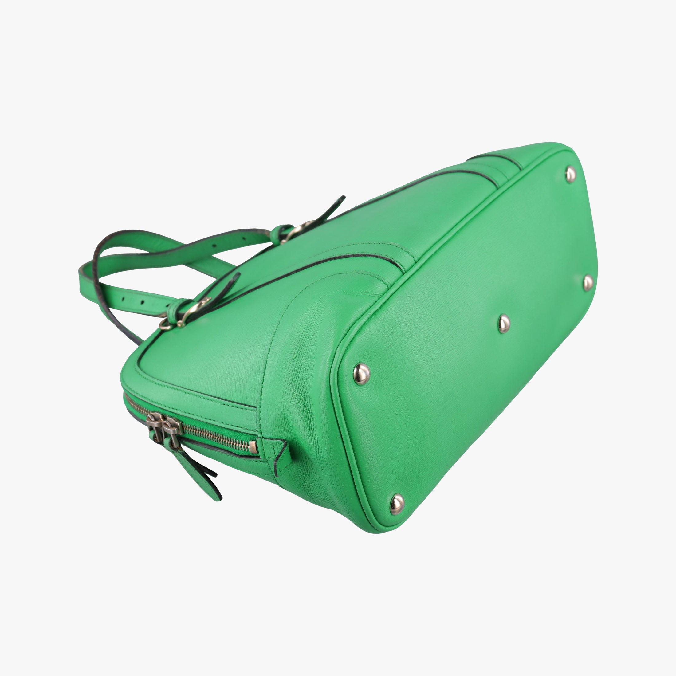 Pre-owned Gucci Microguccissima Green Leather 309617 shoulderbag | stylenewstar