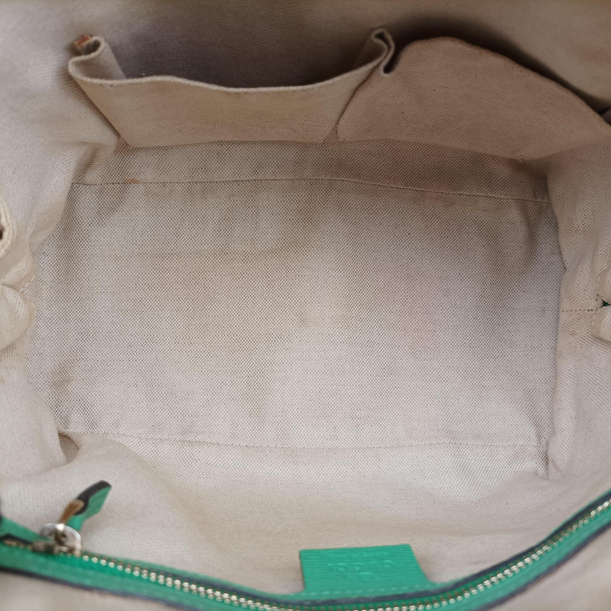 Pre-owned Gucci Microguccissima Green Leather 309617 shoulderbag | stylenewstar