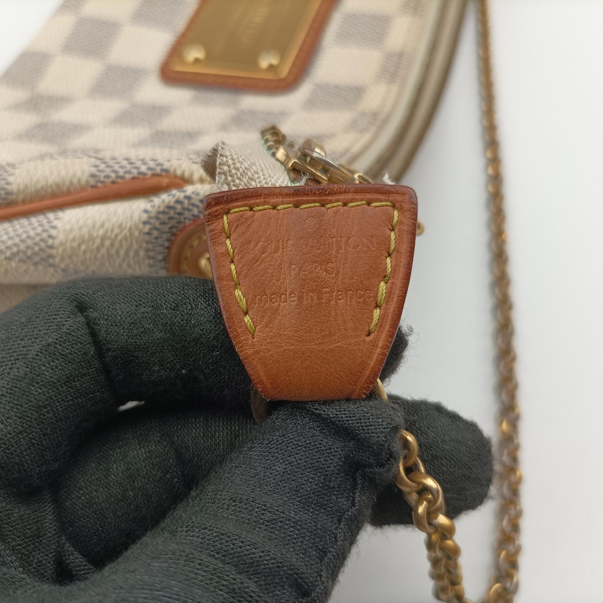 Vintage Louis Vuitton EVA AZUR Damier Canvas N55214 shoulderbag | stylenewstar