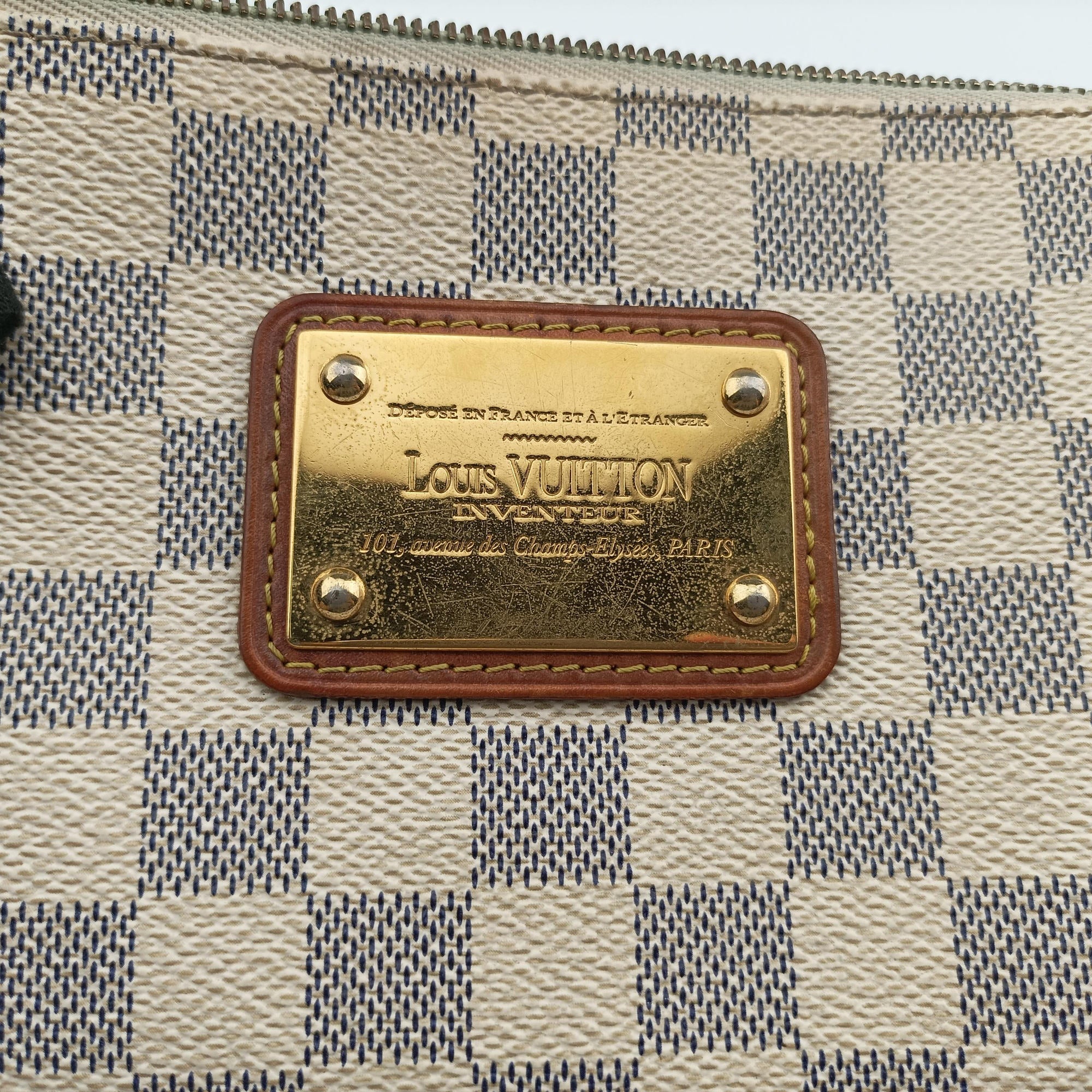 Vintage Louis Vuitton EVA AZUR Damier Canvas N55214 shoulderbag | stylenewstar