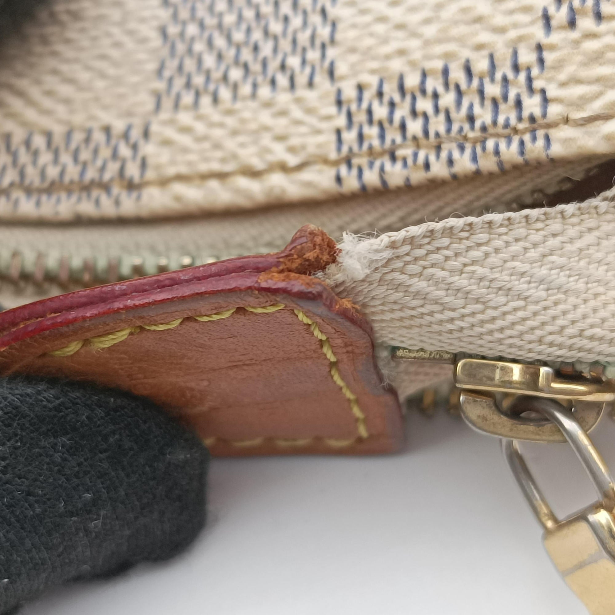 Vintage Louis Vuitton EVA AZUR Damier Canvas N55214 shoulderbag | stylenewstar