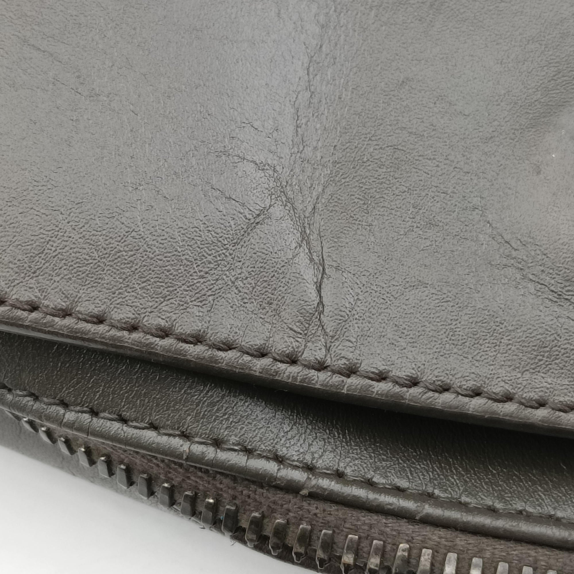 Pre-owned Bottega Veneta Intrecciato Grey lambskin  shoulderbag | stylenewstar