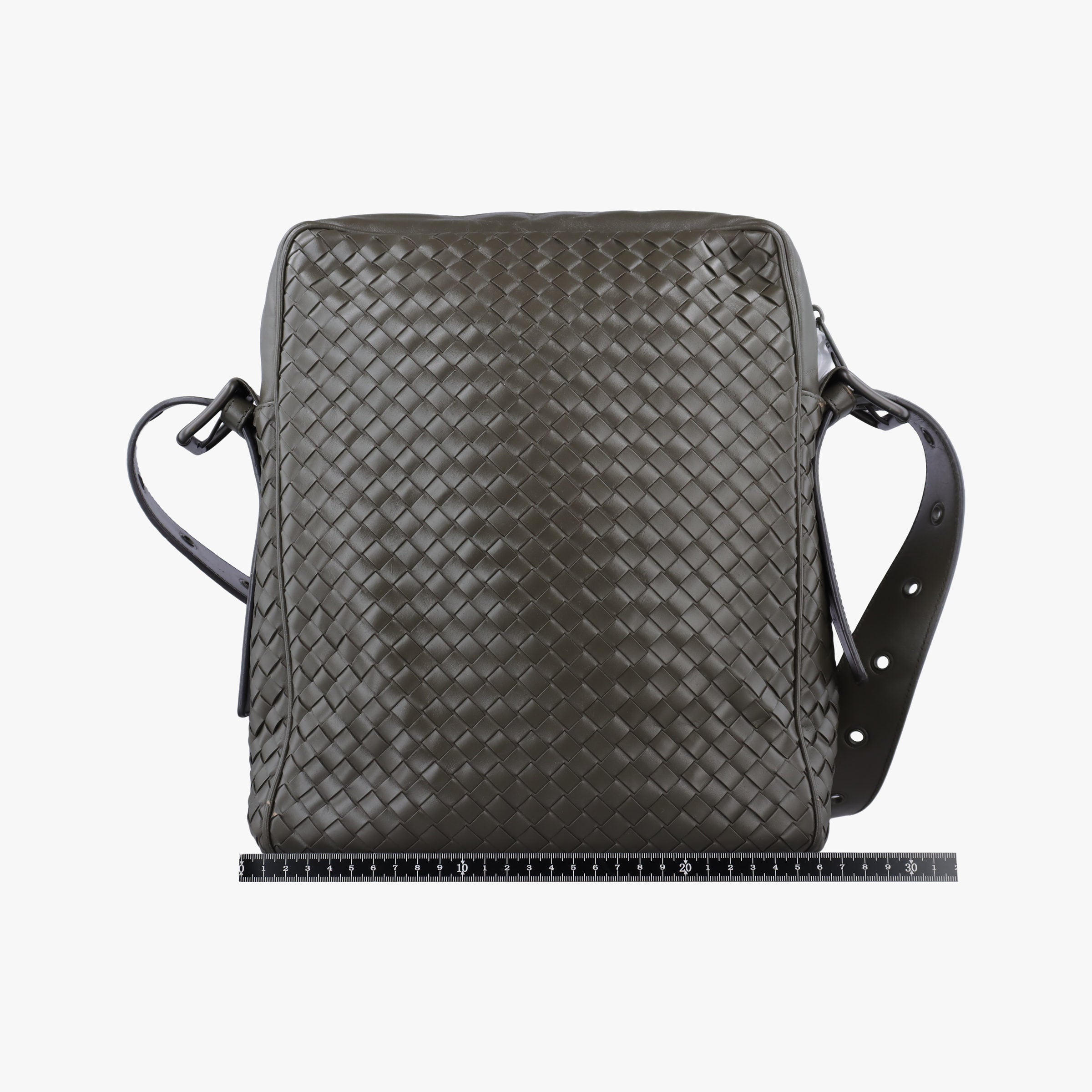 Pre-owned Bottega Veneta Intrecciato Grey lambskin  shoulderbag | stylenewstar