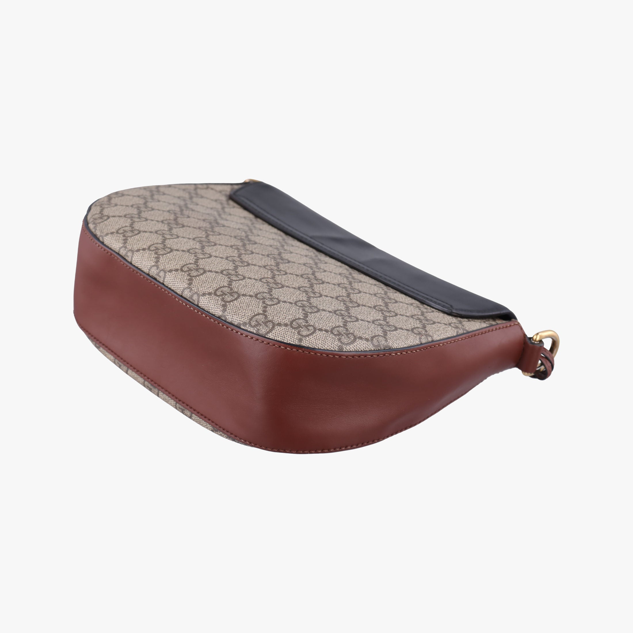 Pre-owned Gucci Padlock Guccissima Beige×Black PVC coated canvas×Leather 453189 shoulderbag | stylenewstar
